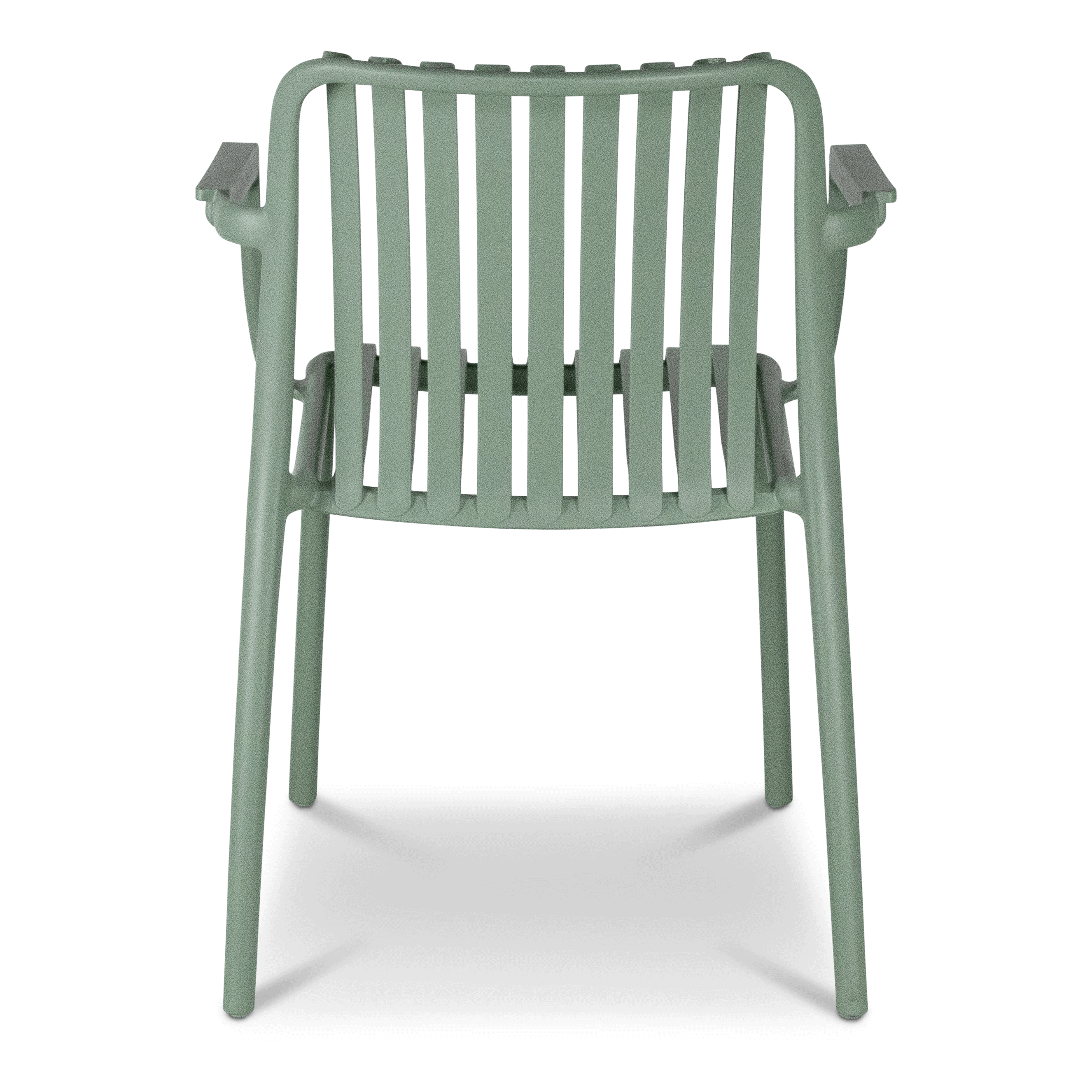 Salerno UV Polypropylene Premium Dining Chair with Arm in Sage