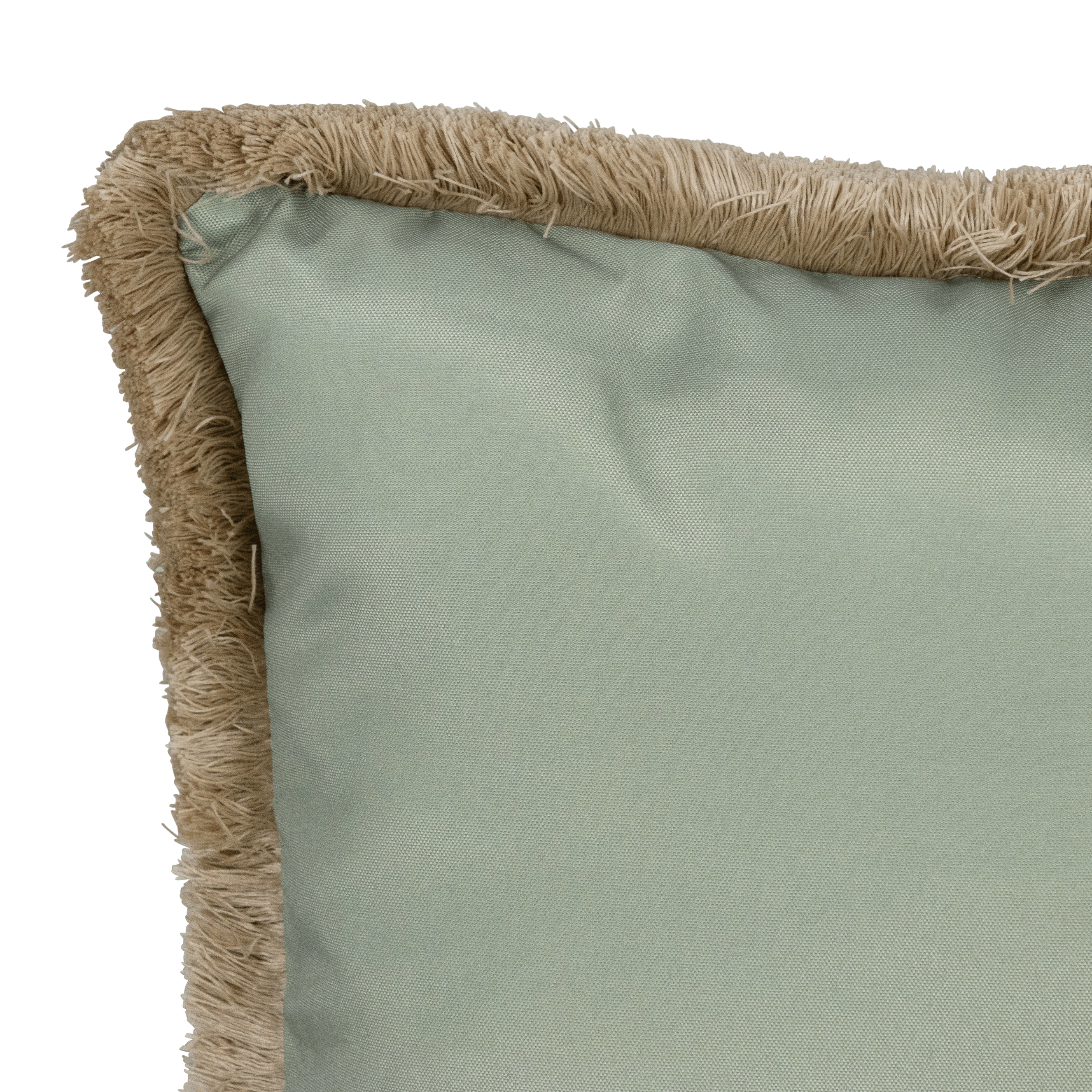Tahiti Sage - 30x50cm Fringed Outdoor Cushion