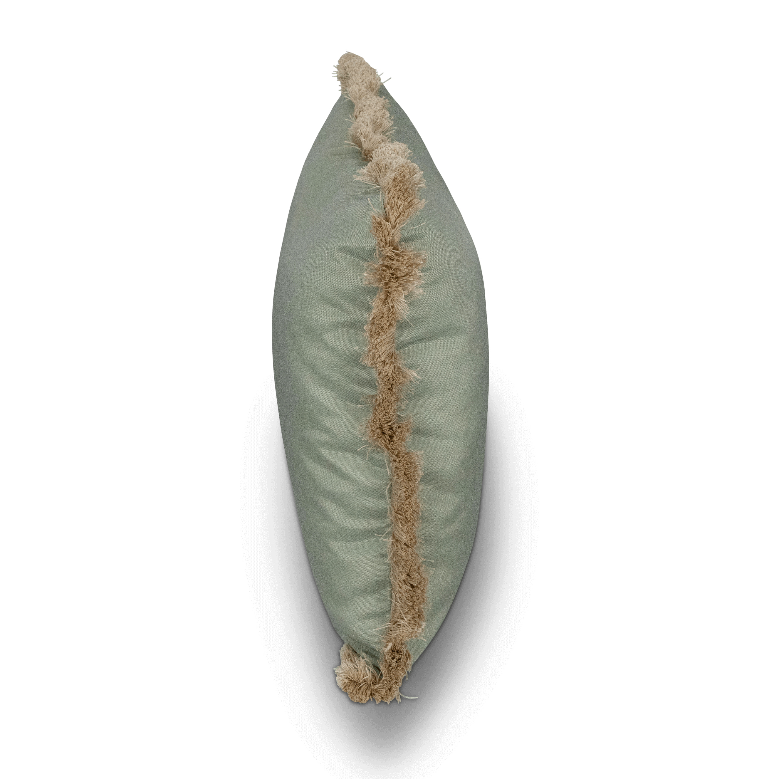 Tahiti Sage - 50x50cm Fringed Outdoor Cushion