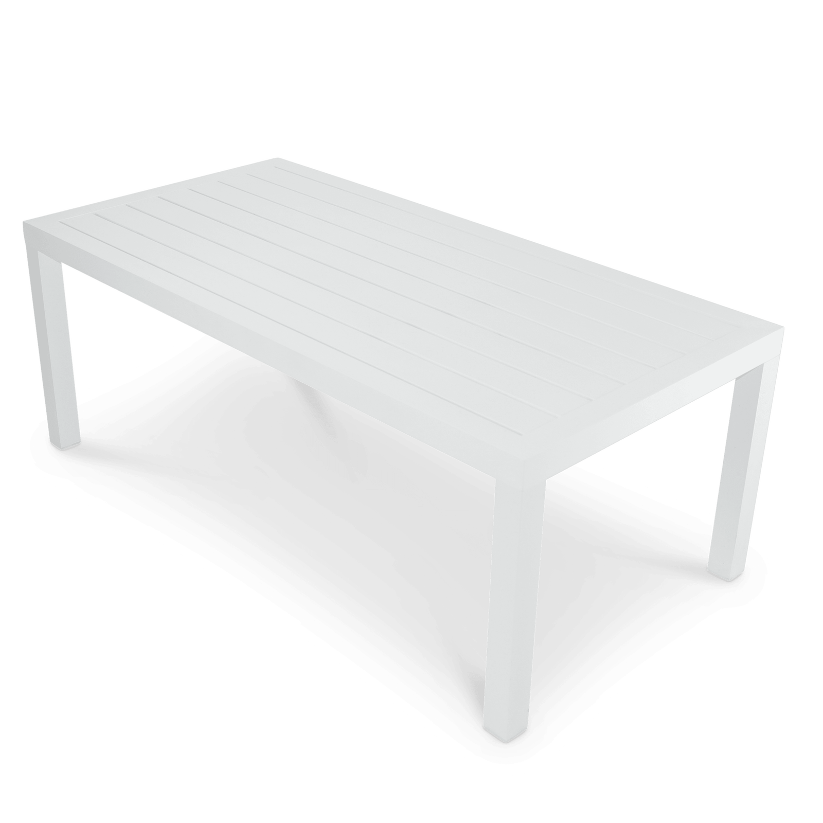 San Sebastian Outdoor Coffee Table in Arctic White - The Furniture Shack