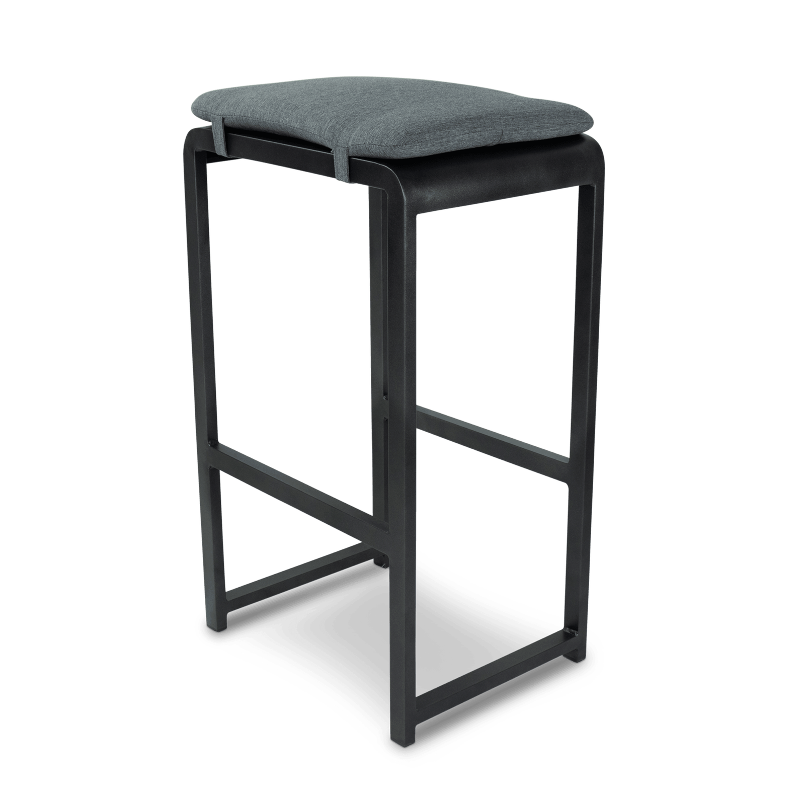 Santorini Barstool in Gunmetal - The Furniture Shack