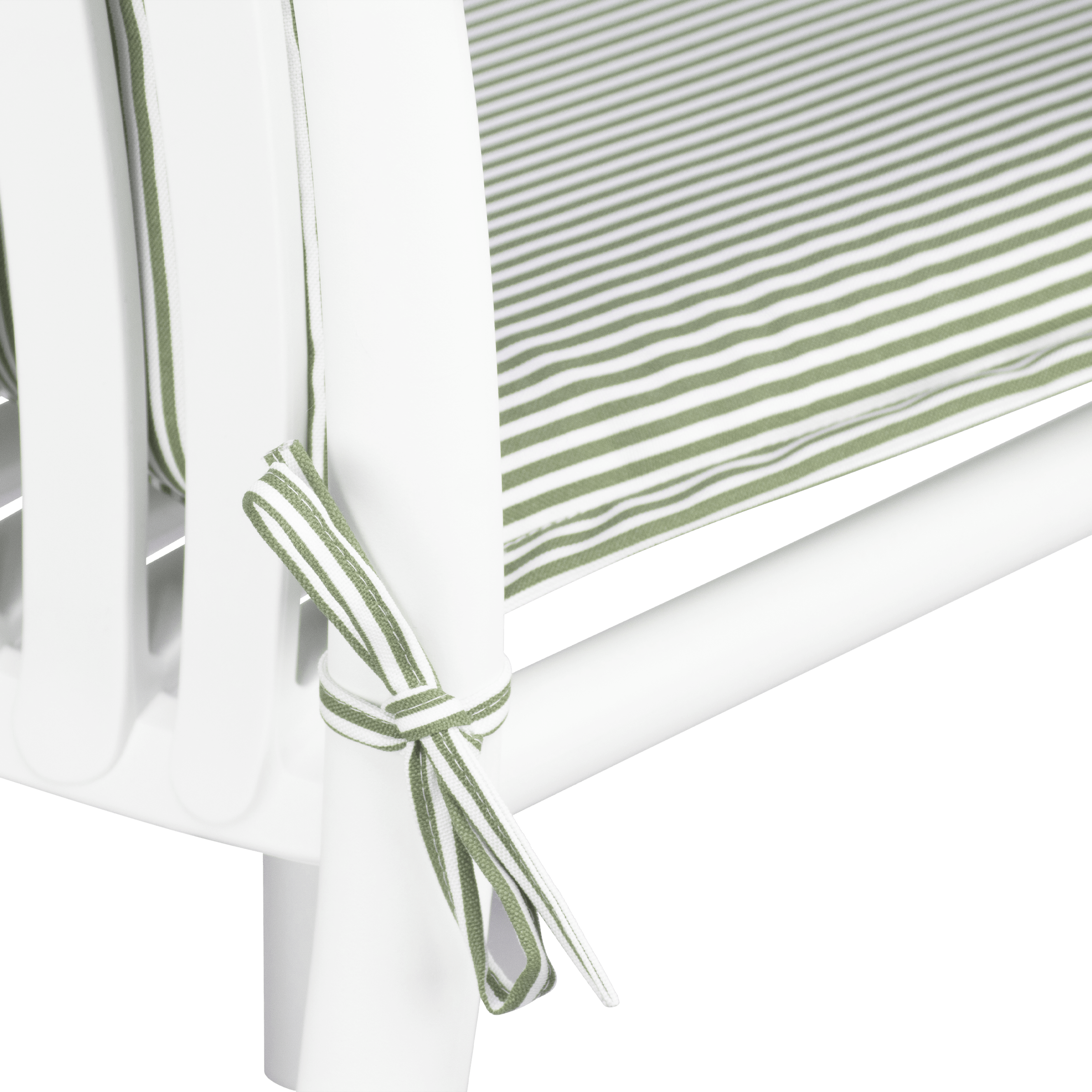 Tahiti Sage Stripe Sling Outdoor Chair Cushion - 101x48x4cm