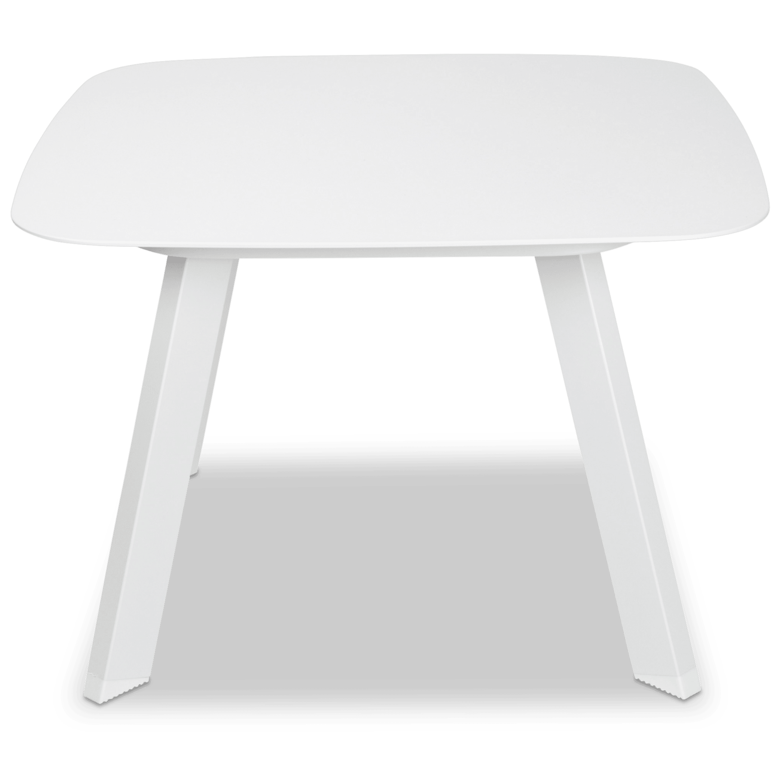 Sorrento Side Table in Arctic White Aluminium
