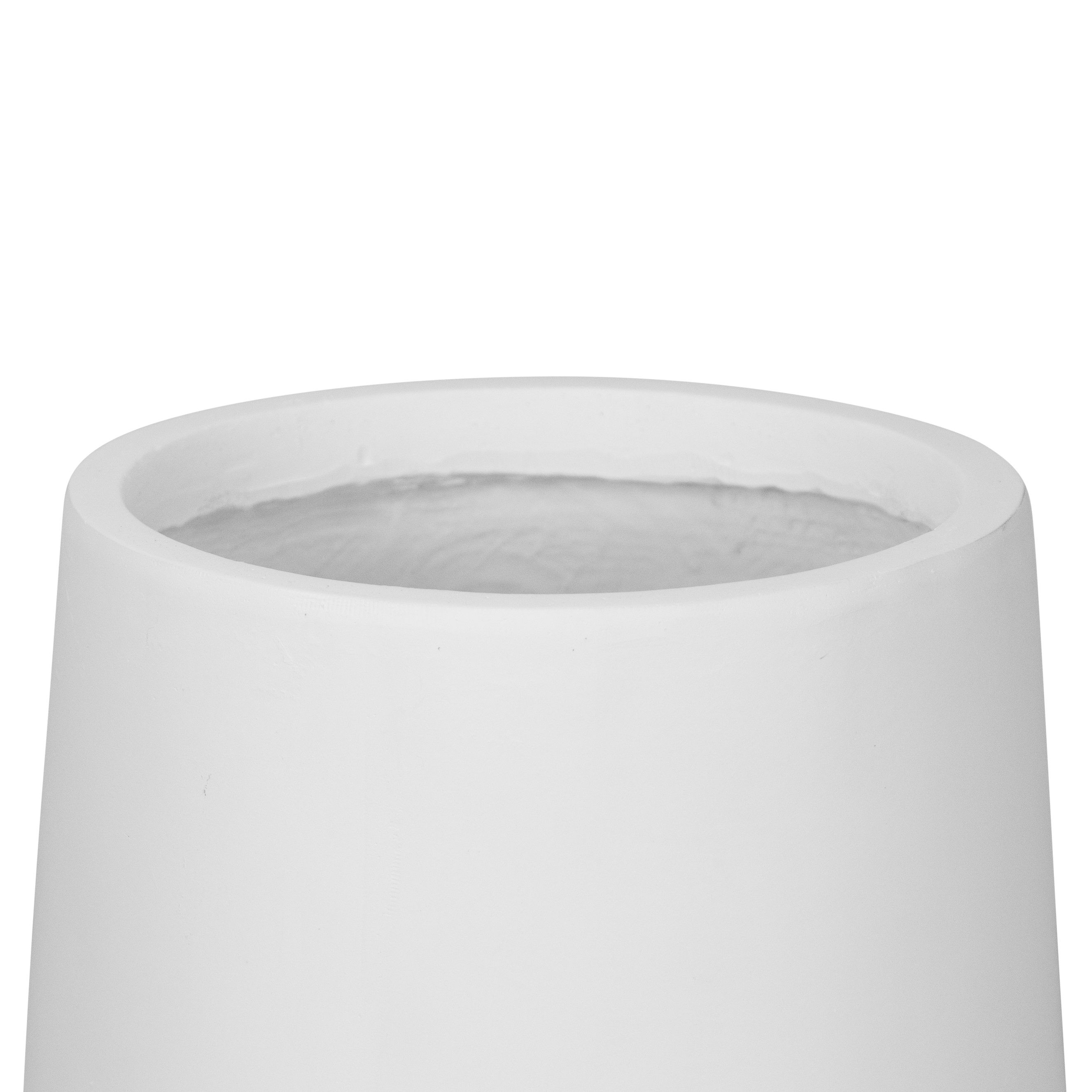 Torino Set of 3 Pots in MGO White Finish