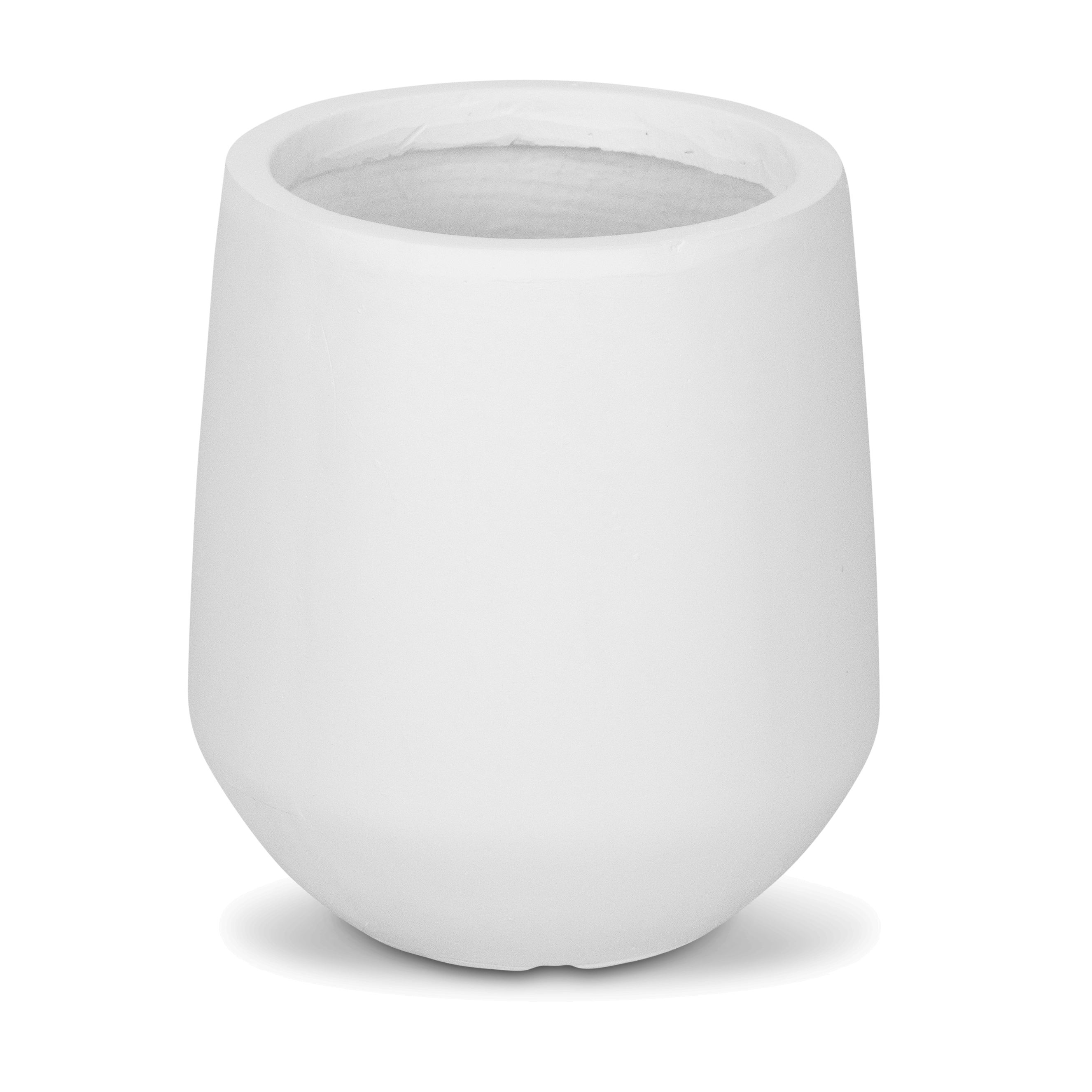 Torino Set of 3 Pots in MGO White Finish