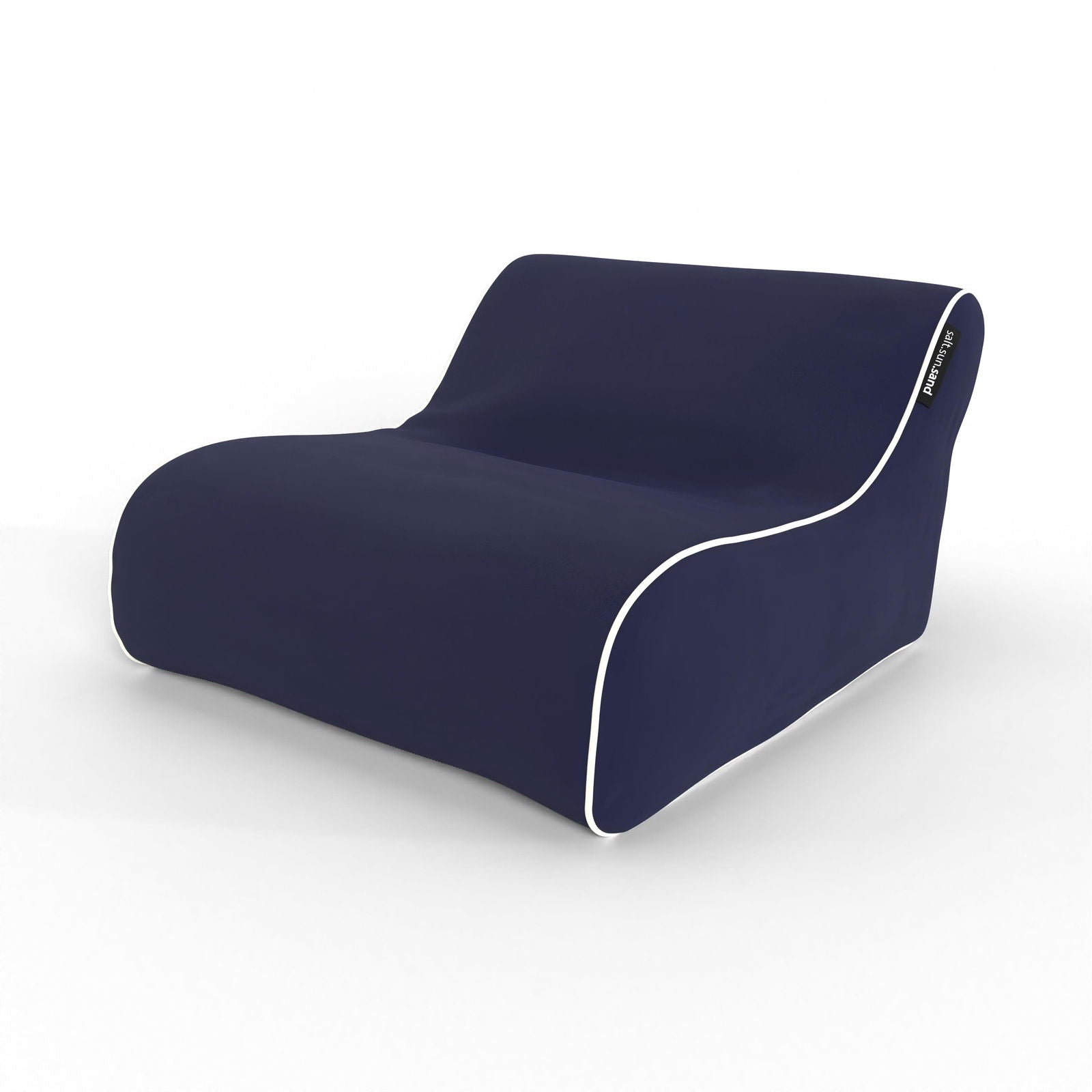 Torquay Indoor/Outdoor Bean Bag in Navy - The Furniture Shack
