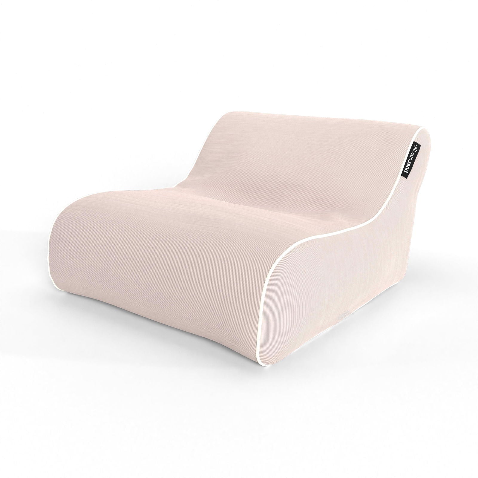 Torquay Indoor/Outdoor Bean Bag in Tweed Beige - The Furniture Shack
