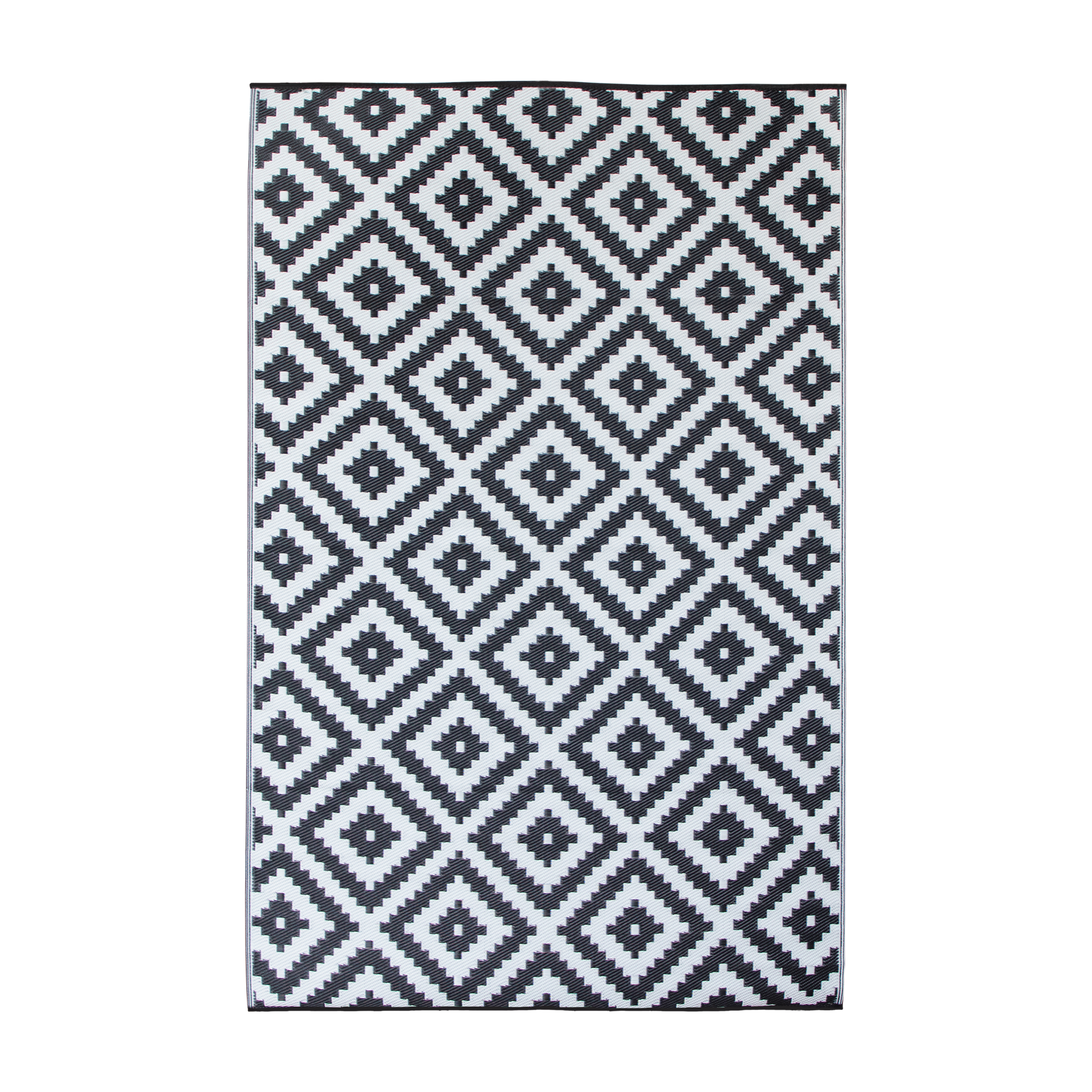Urban Black and White Rug in PP - 180 x 270 cm