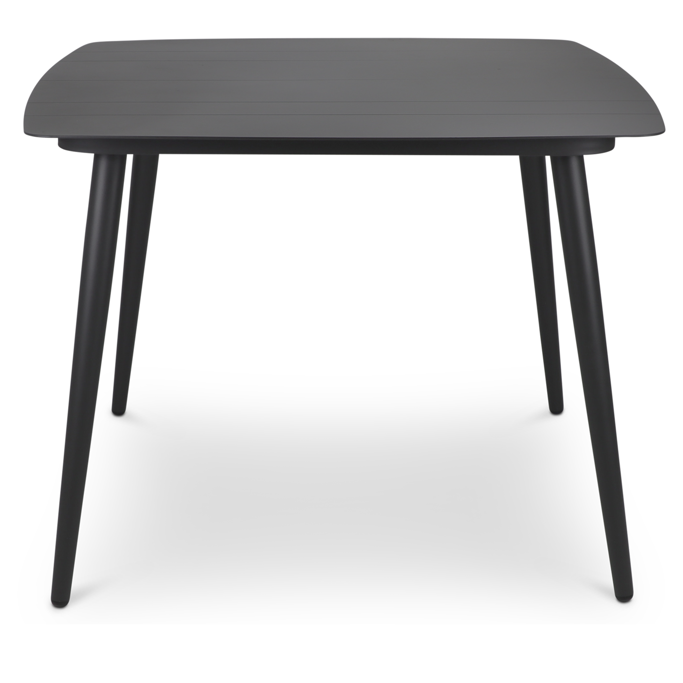 Amalfi Square Dining Table (100x100cm) in Gunmetal Aluminium