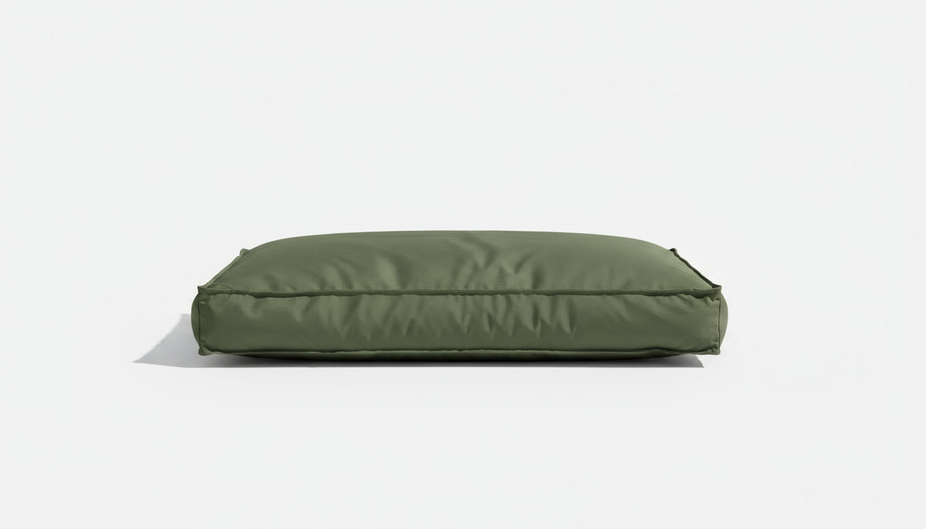 Pawesome Indoor/Outdoor Premium Rectangle Dog Bed in Avocado
