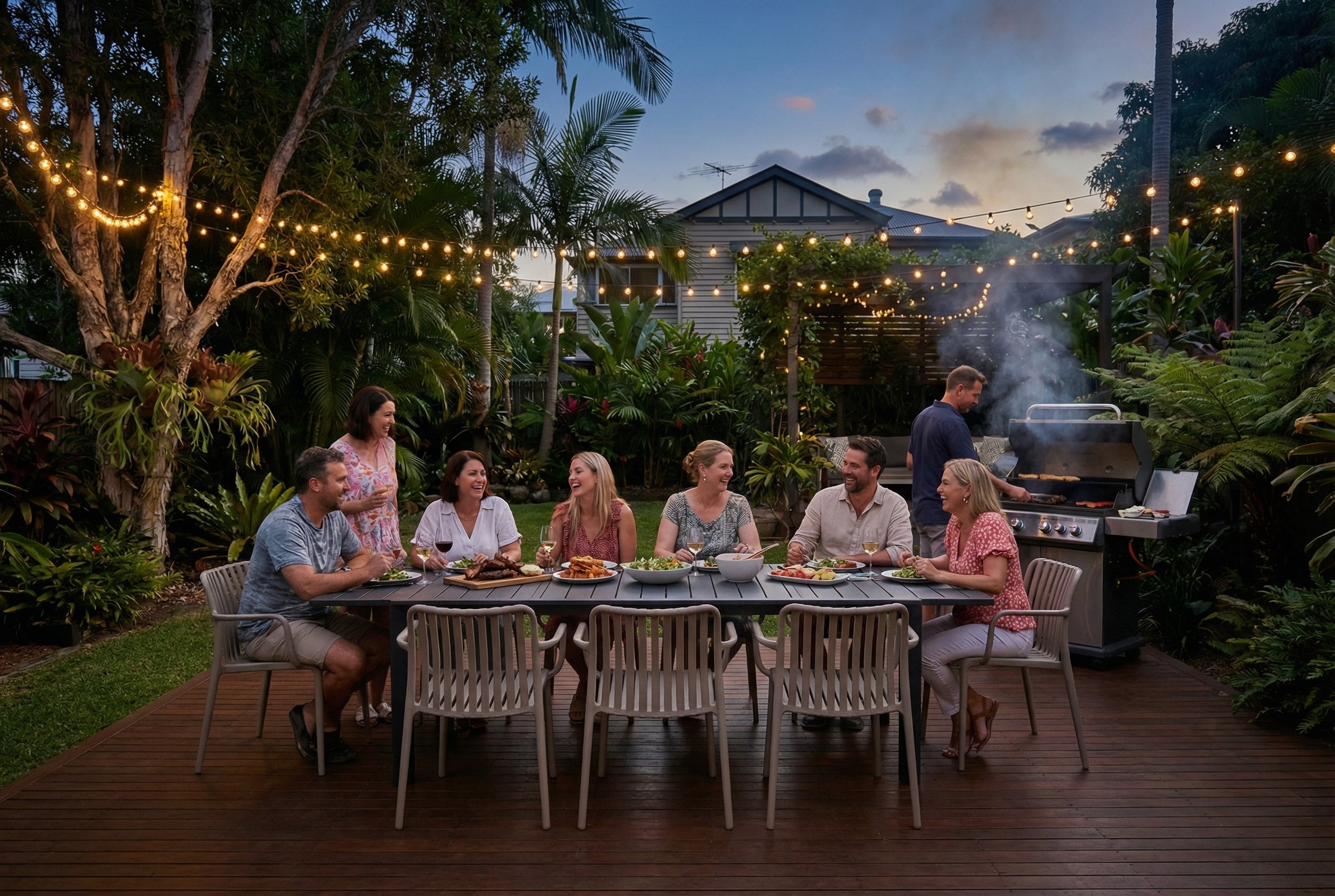 Morocco Gunmetal Extension Table Outdoor Dining Suite (Choose Chairs)