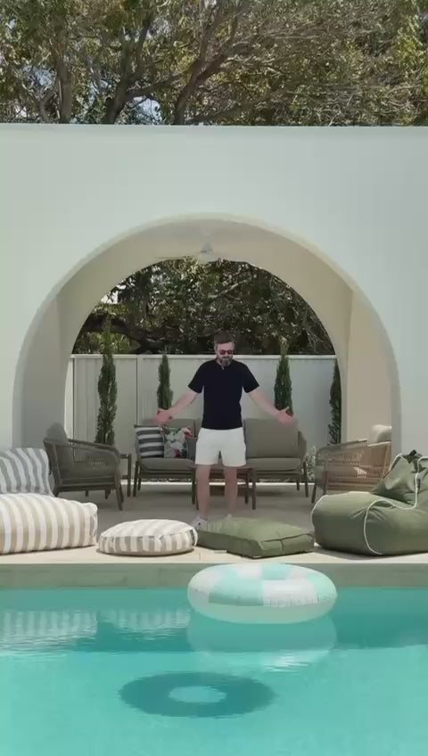 Byron Bay Indoor/Outdoor Bean Bag in Avocado
