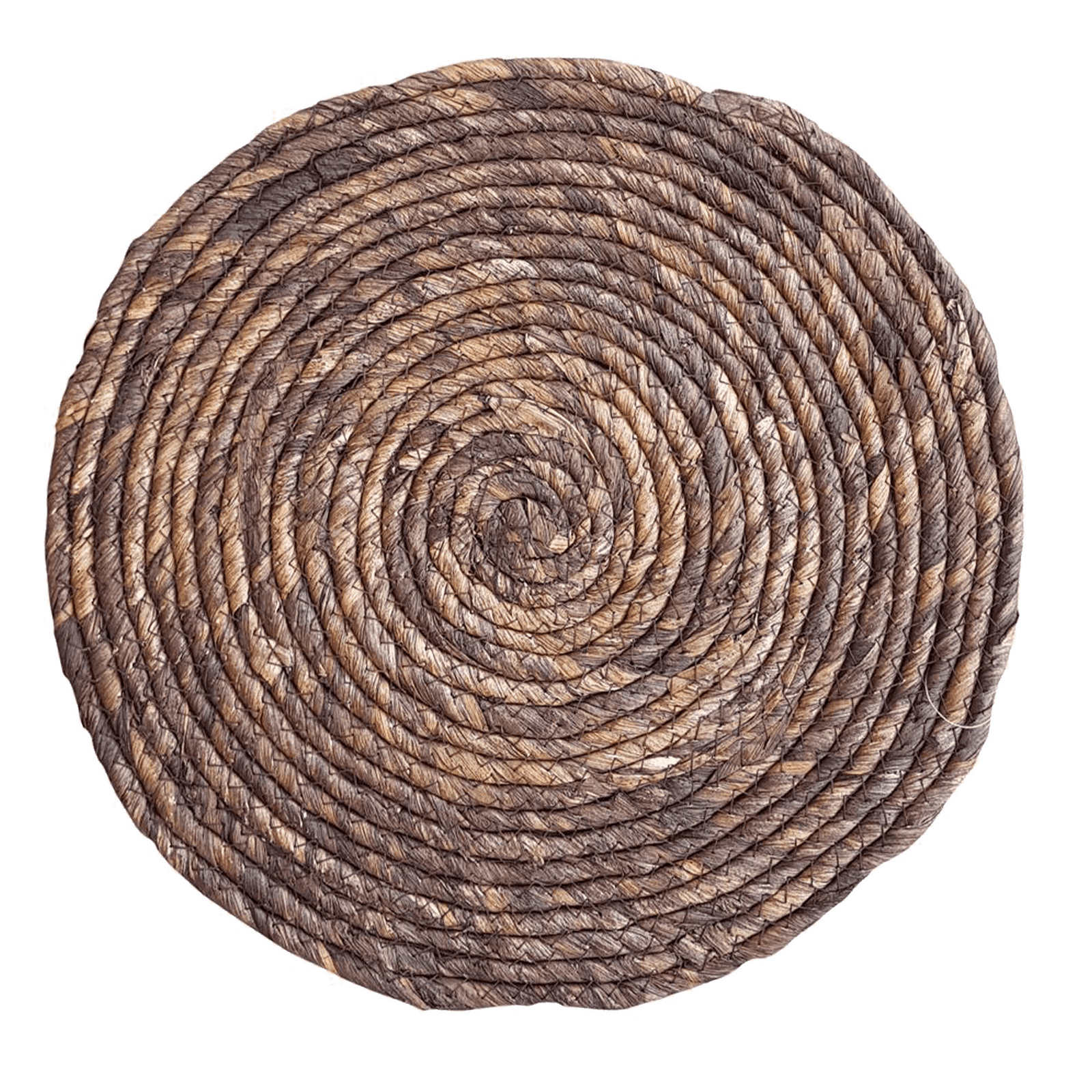 Eco Fiber Dark Tan Placemat D34cm - The Furniture Shack