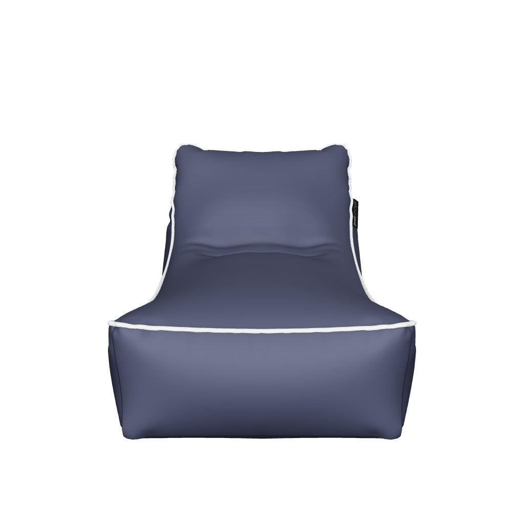 Kirra Indoor/Outdoor Bean Bag in Navy