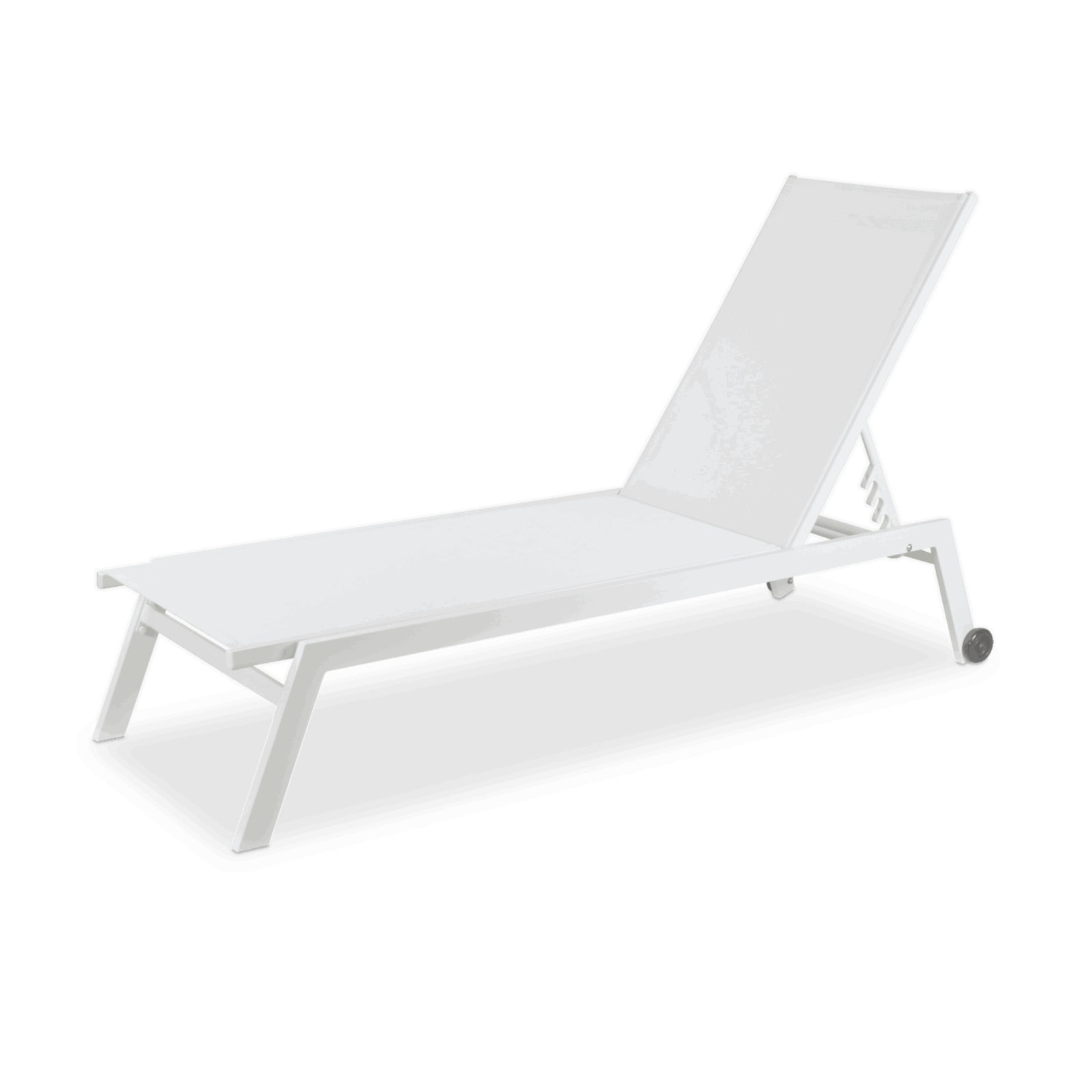 Morocco Outdoor Sunlounger in Arctic White - The Furniture Shack