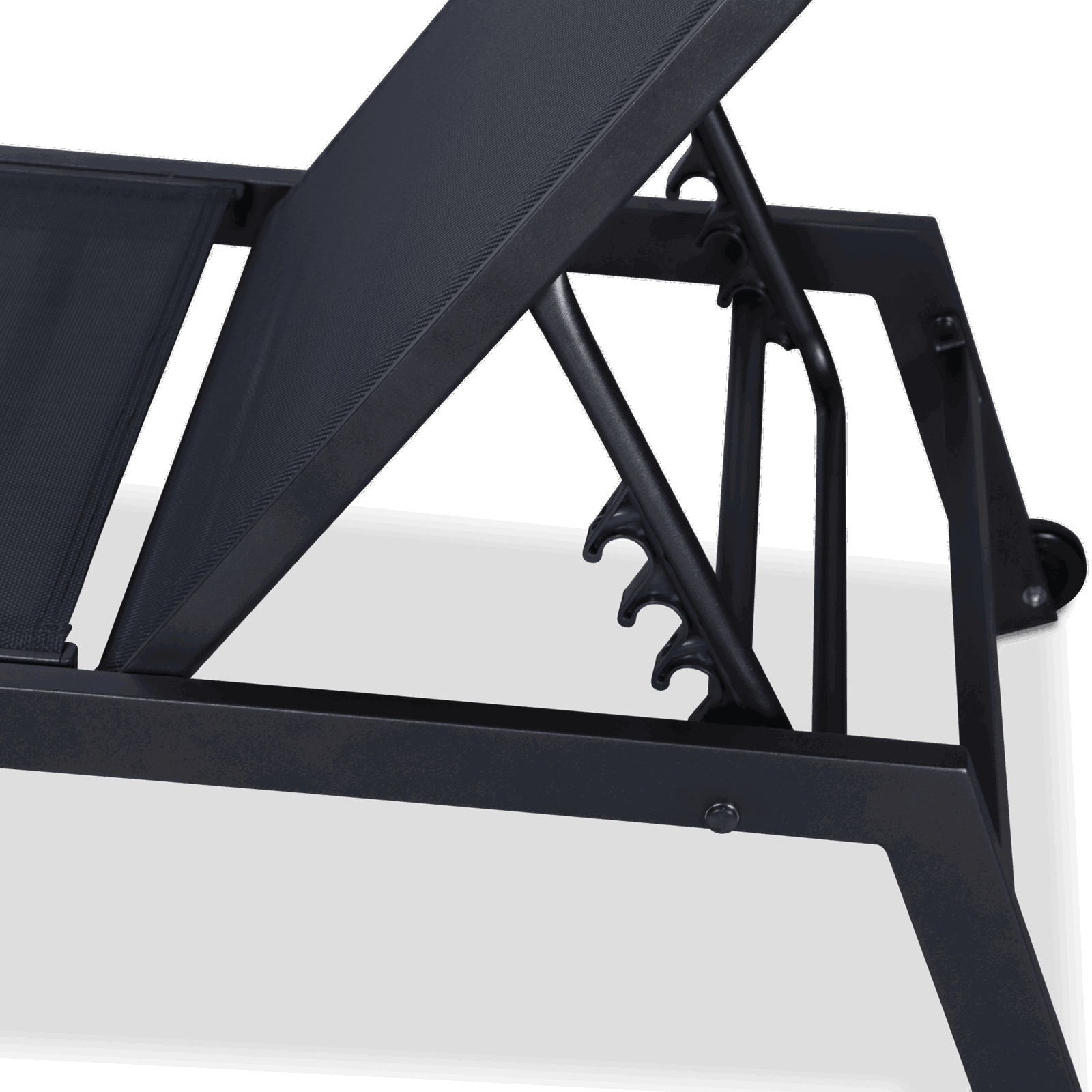 Morocco Outdoor Sunlounger in Gunmetal - The Furniture Shack