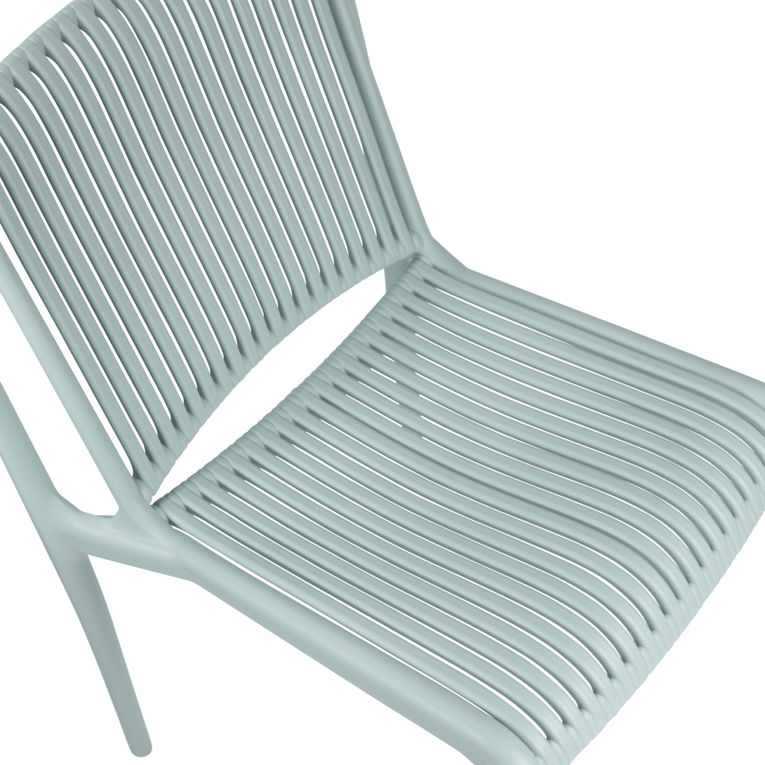 Paros UV Polypropylene Premium Dining Chair in Mint - The Furniture Shack