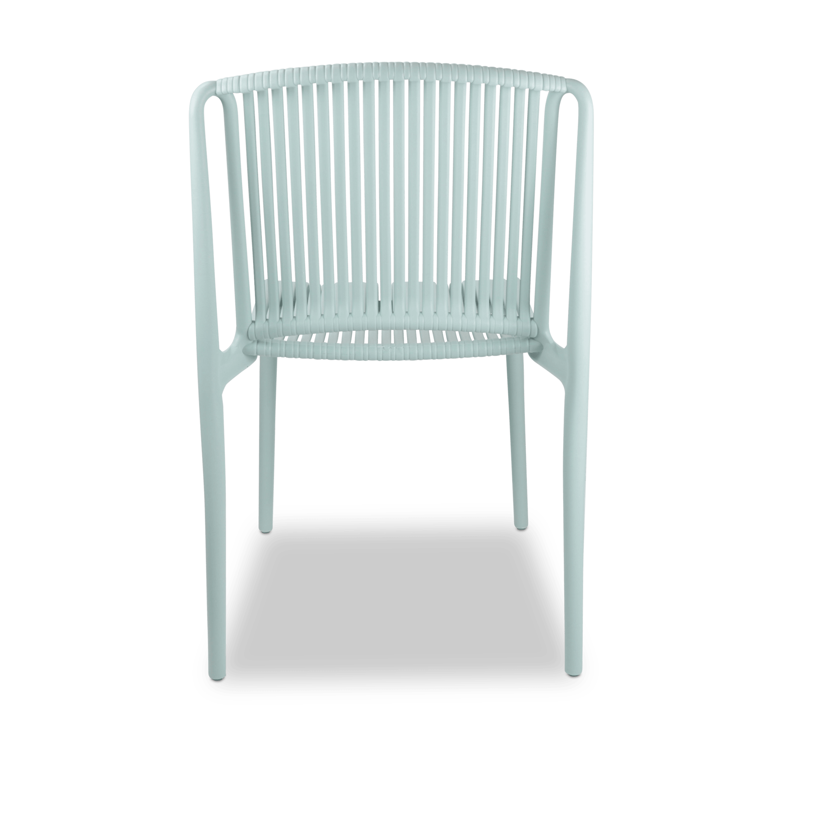 Paros UV Polypropylene Premium Dining Chair in Mint - The Furniture Shack