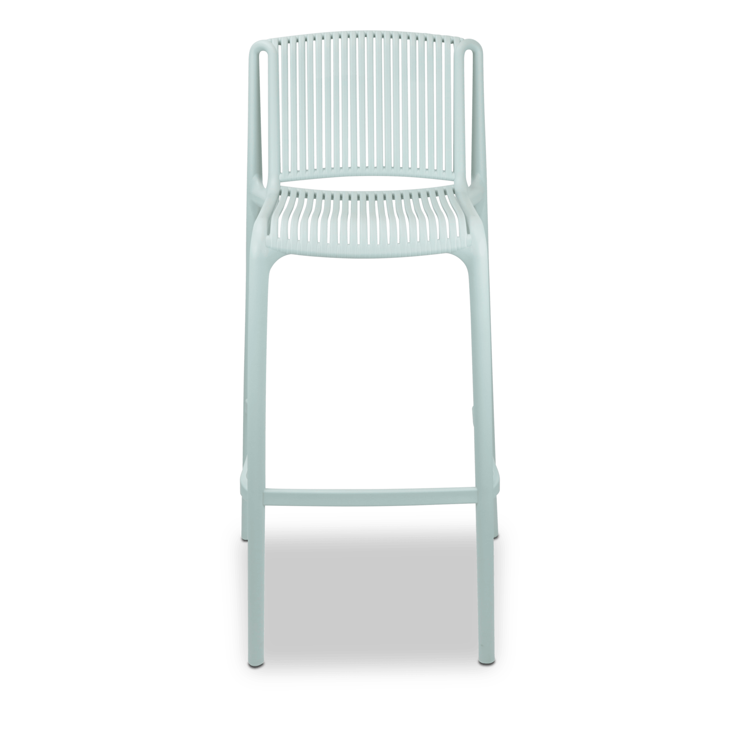 Paros UV Polypropylene Premium Bar Stool in Mint - The Furniture Shack