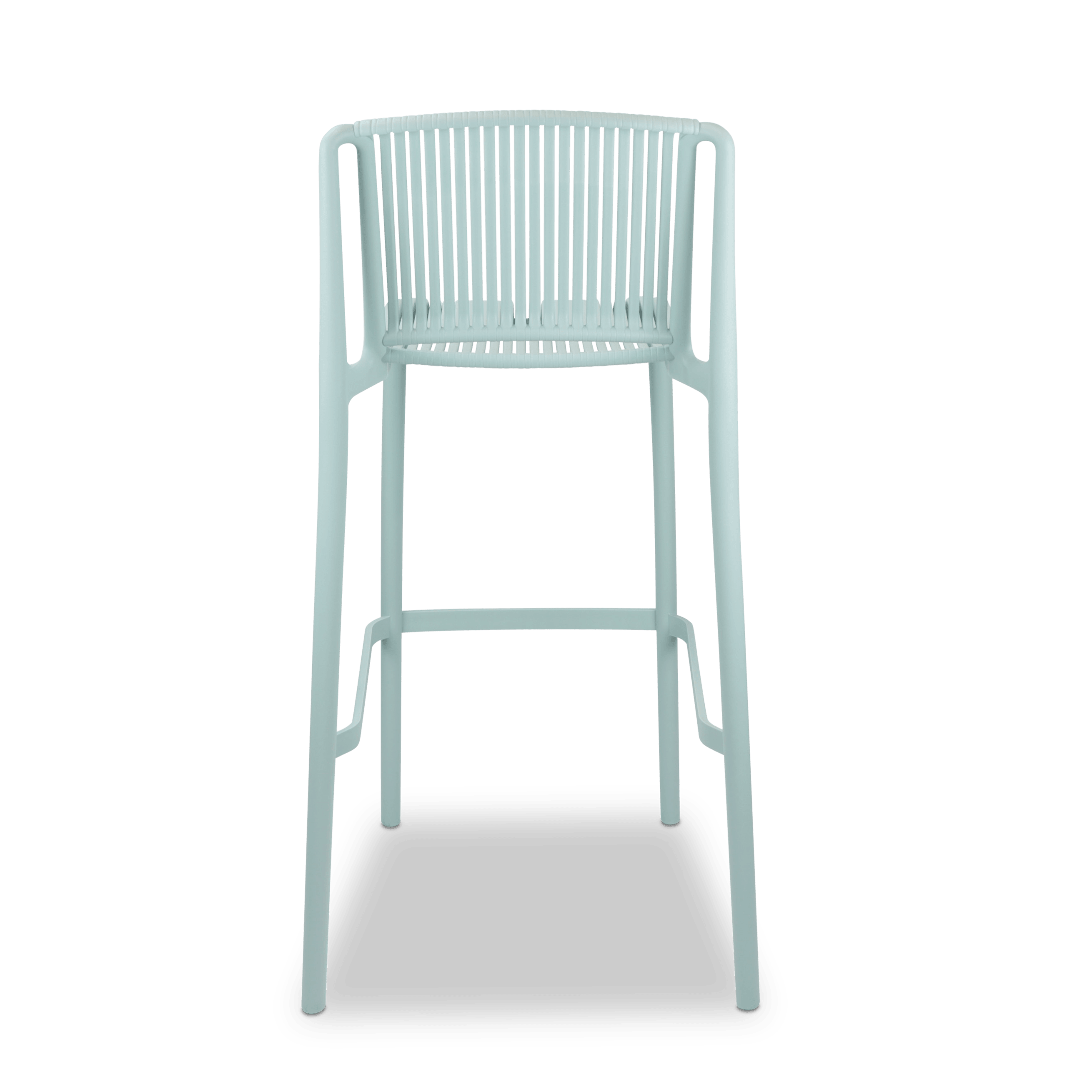 Paros UV Polypropylene Premium Bar Stool in Mint - The Furniture Shack