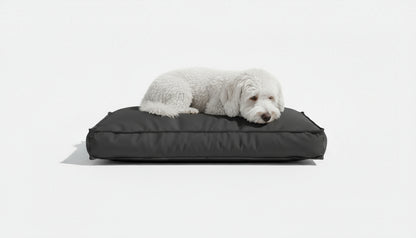 Pawesome Indoor/Outdoor Premium Rectangle Dog Bed in Black Check