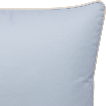 Bondi Whispy Blue - 45 x 45 cm Piped Cushion