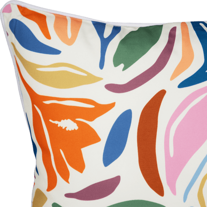 Bondi Expression - 45 x 45 cm Piped Outdoor Cushion