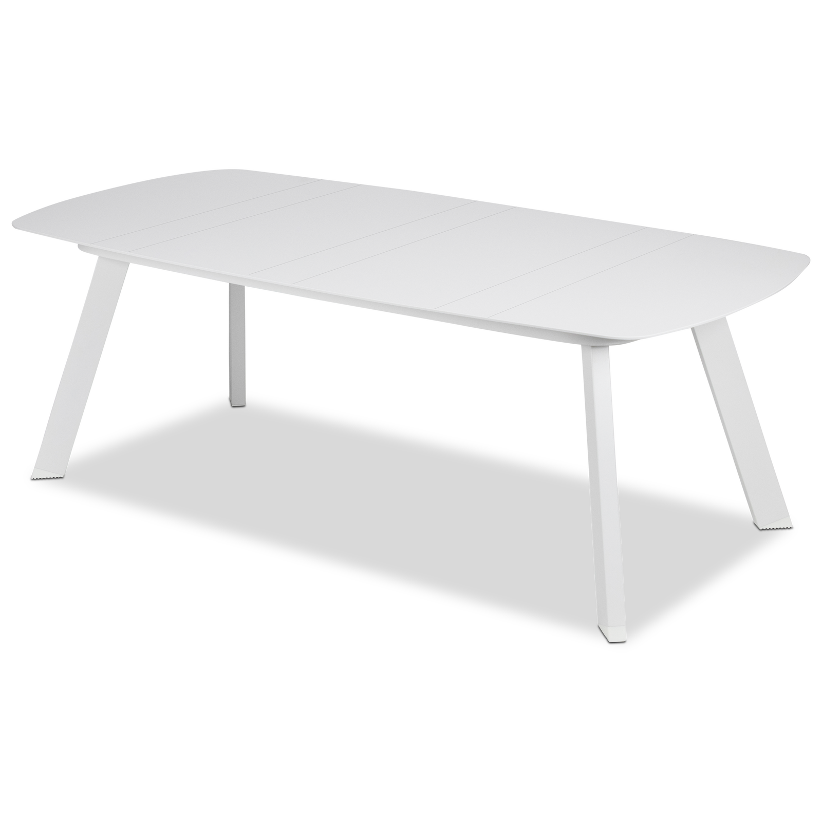 Amalfi Outdoor Coffee Table in Arctic White Aluminium - The Furniture Shack