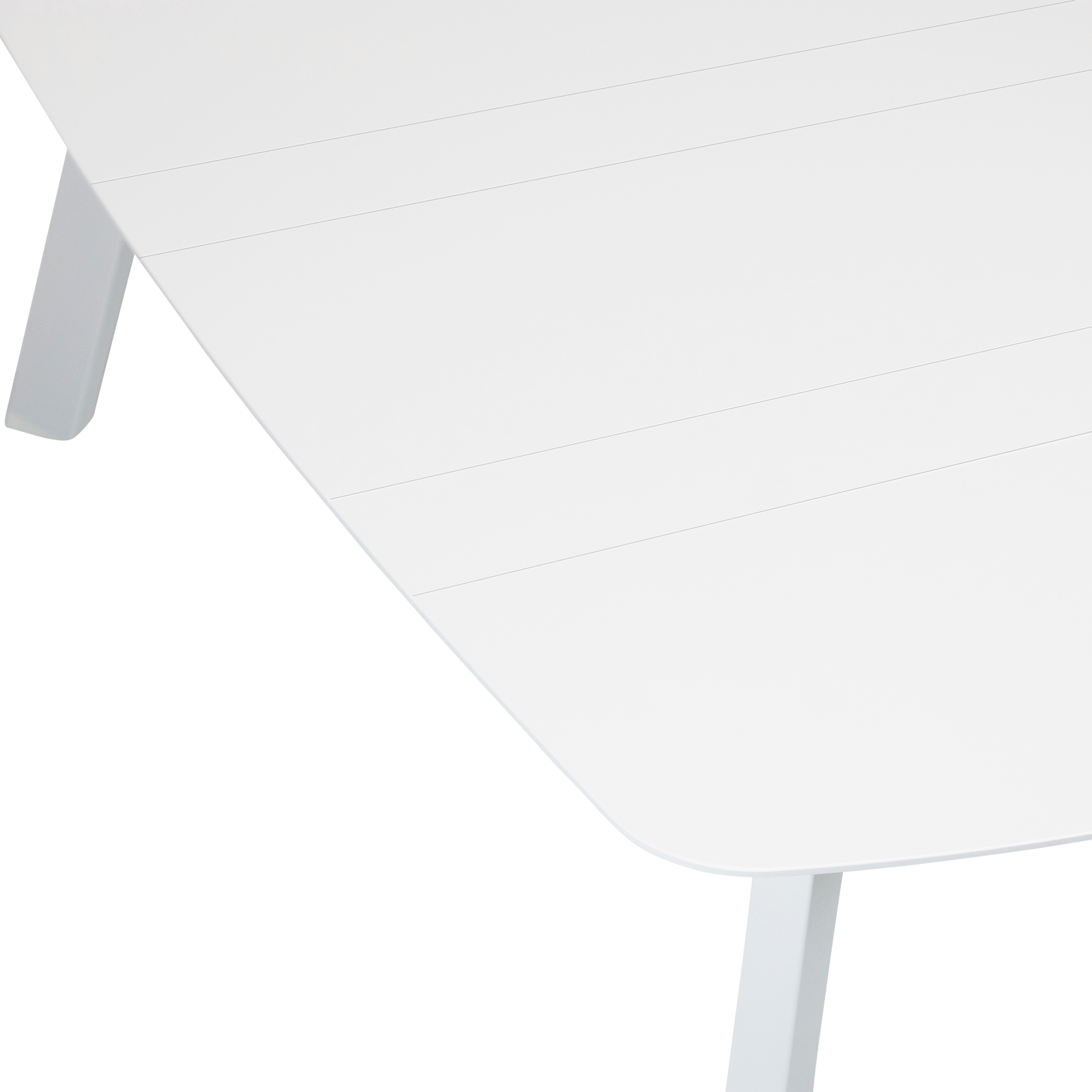Amalfi Outdoor Coffee Table in Arctic White Aluminium - The Furniture Shack