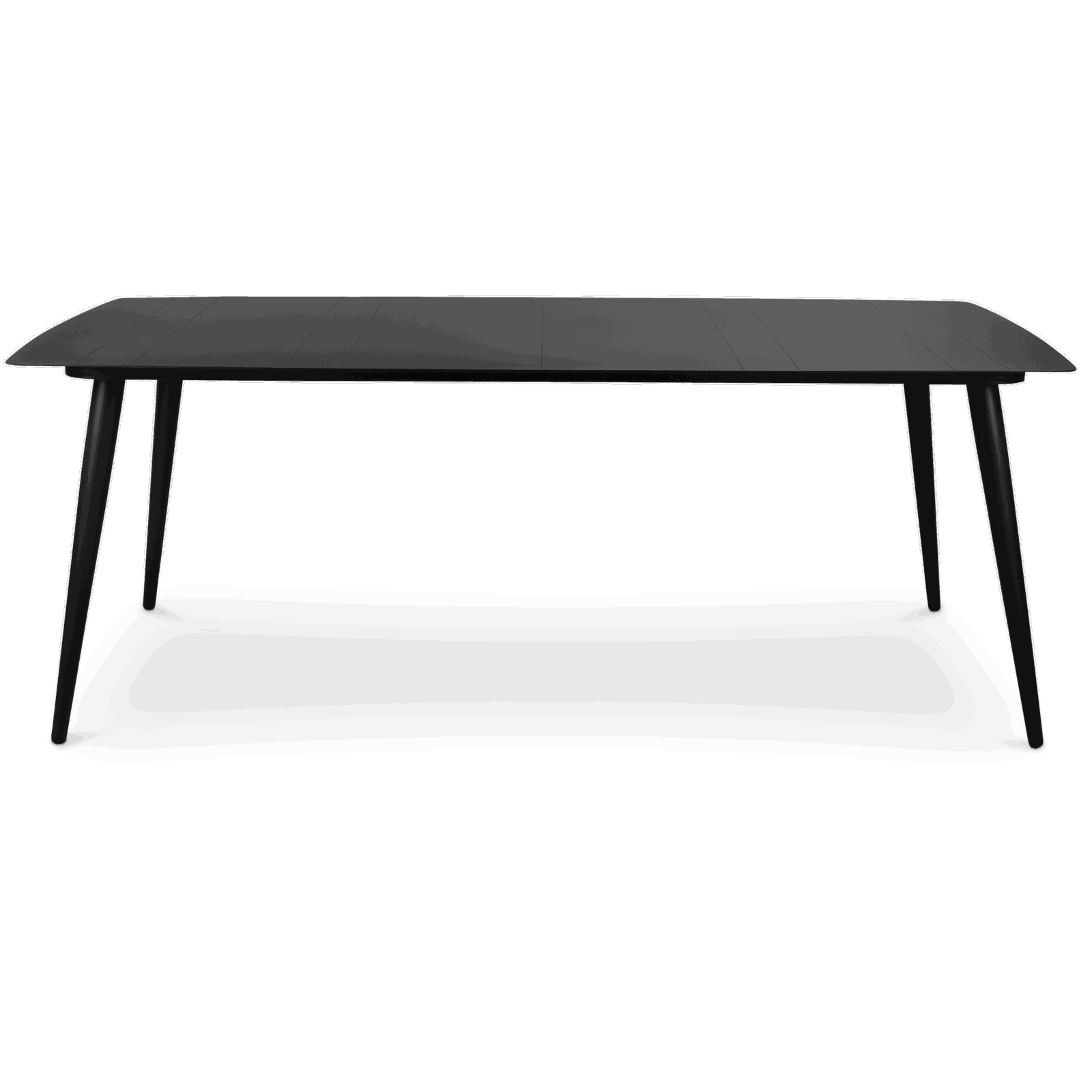 Amalfi Rectangle 7 Piece Outdoor Setting in Gunmetal with Aluminium Chairs - The Furniture Shack