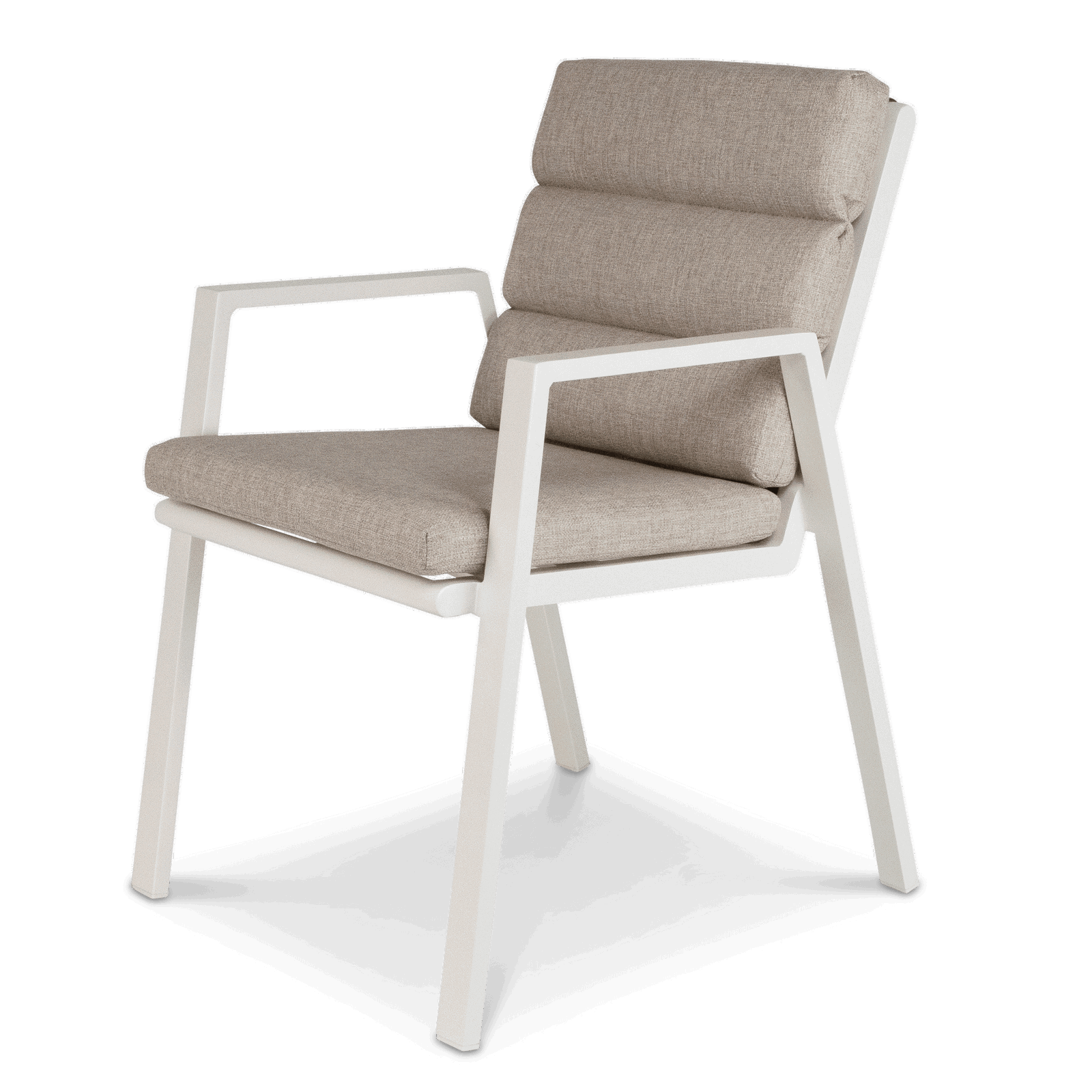 Amalfi Round 5 Piece Outdoor Setting with Aluminium Chairs - The Furniture Shack
