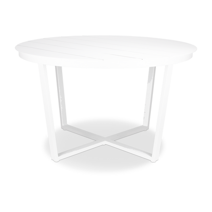 Amalfi Round 5 Piece Outdoor Setting with Polypropylene Chairs - The Furniture Shack