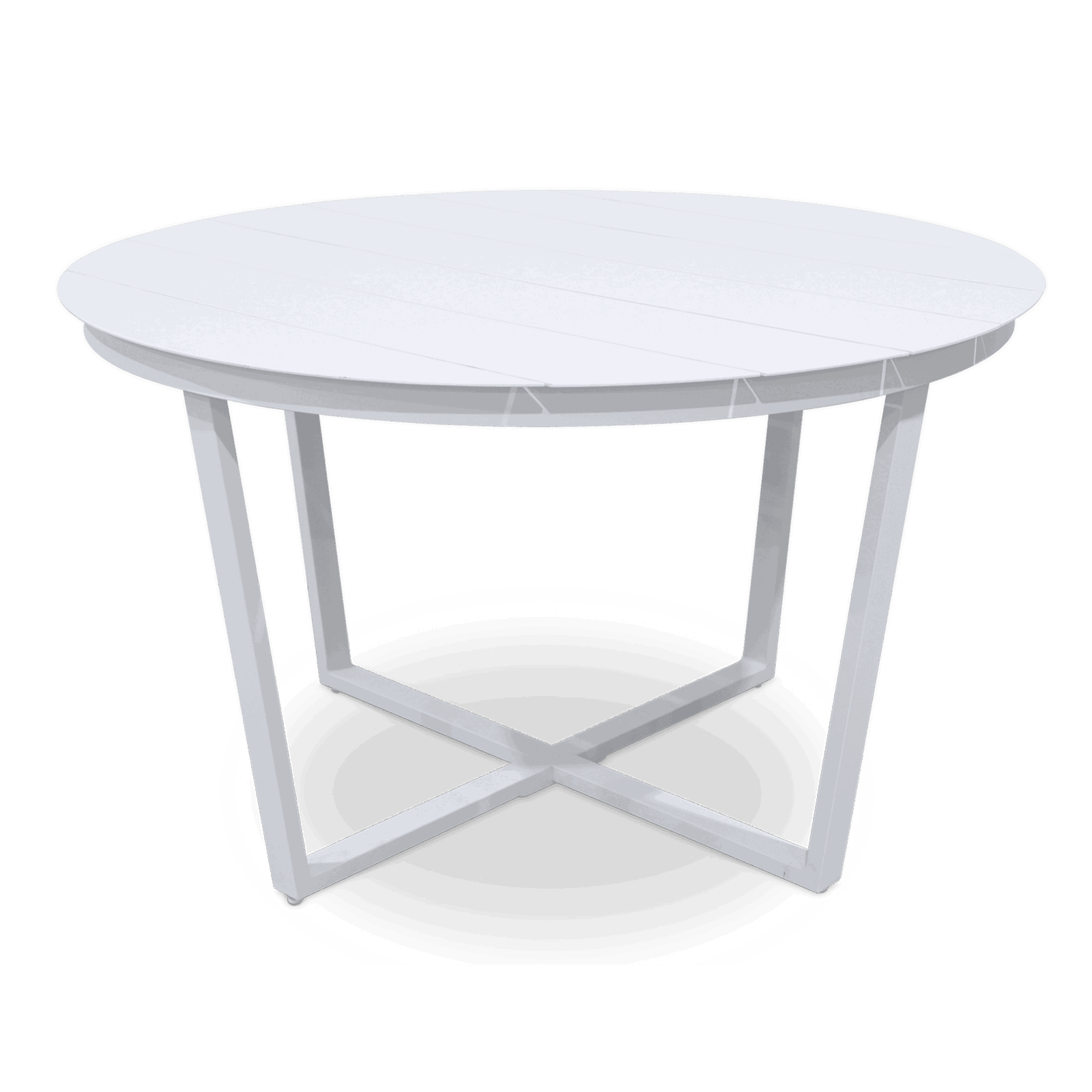 Amalfi Round 5 Piece Outdoor Setting with Polypropylene Chairs - The Furniture Shack