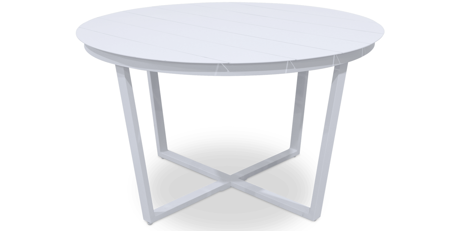 Amalfi Round 5 Piece Outdoor Setting with Polypropylene Chairs - The Furniture Shack