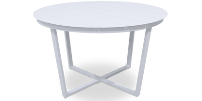 Amalfi Round 5 Piece Outdoor Setting with Polypropylene Chairs - The Furniture Shack