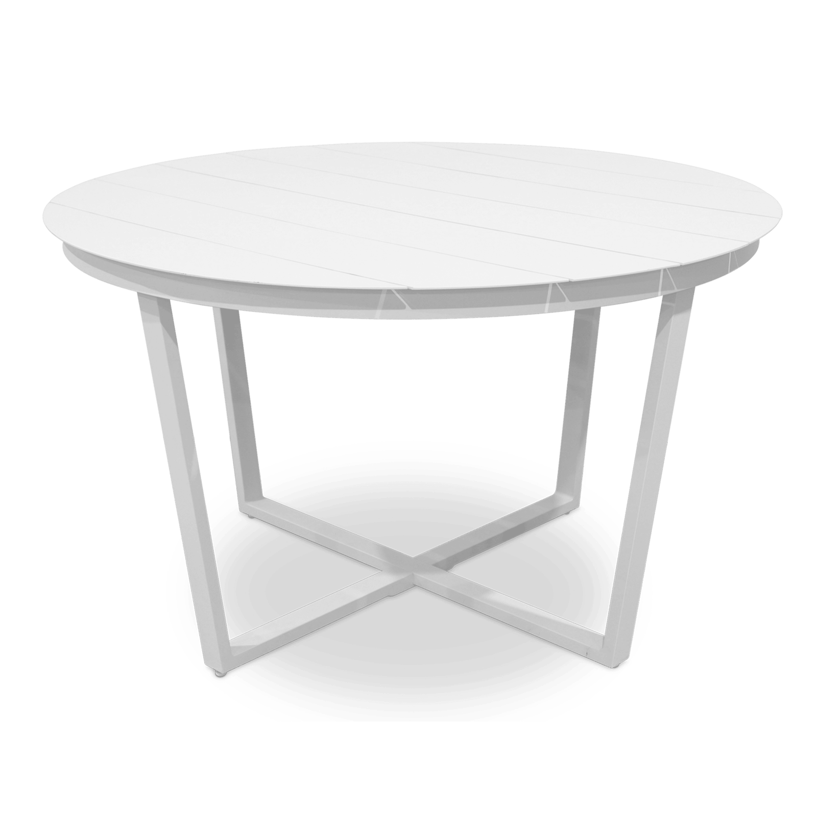 Amalfi Round 5 Piece Outdoor Setting with Polypropylene Chairs - The Furniture Shack
