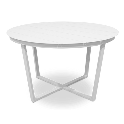 Amalfi Round 5 Piece Outdoor Setting with Polypropylene Chairs - The Furniture Shack