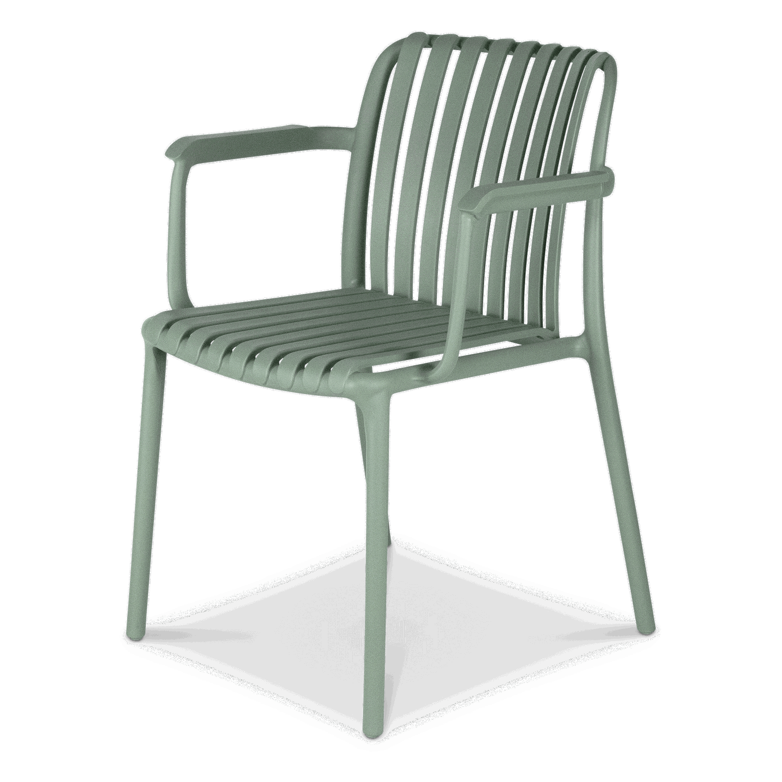 Amalfi Round 5 Piece Outdoor Setting with Polypropylene Chairs - The Furniture Shack