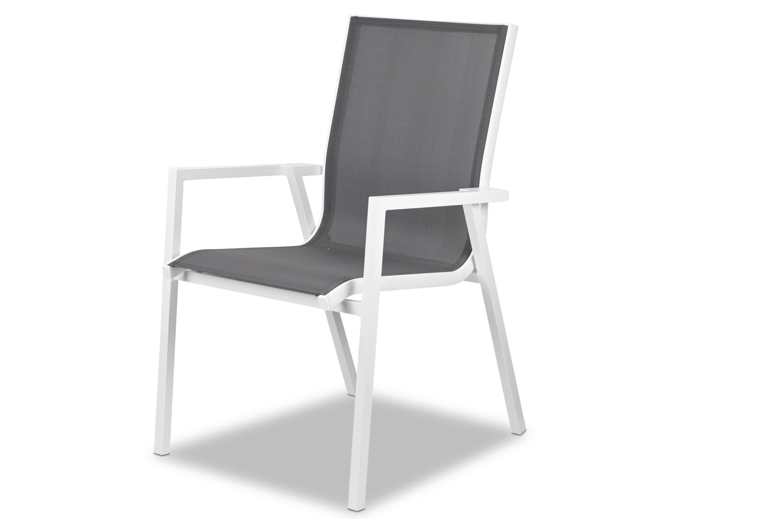 Bahamas Rectangle 7 Piece Outdoor Setting in Gunmetal with Aluminium Chairs - The Furniture Shack