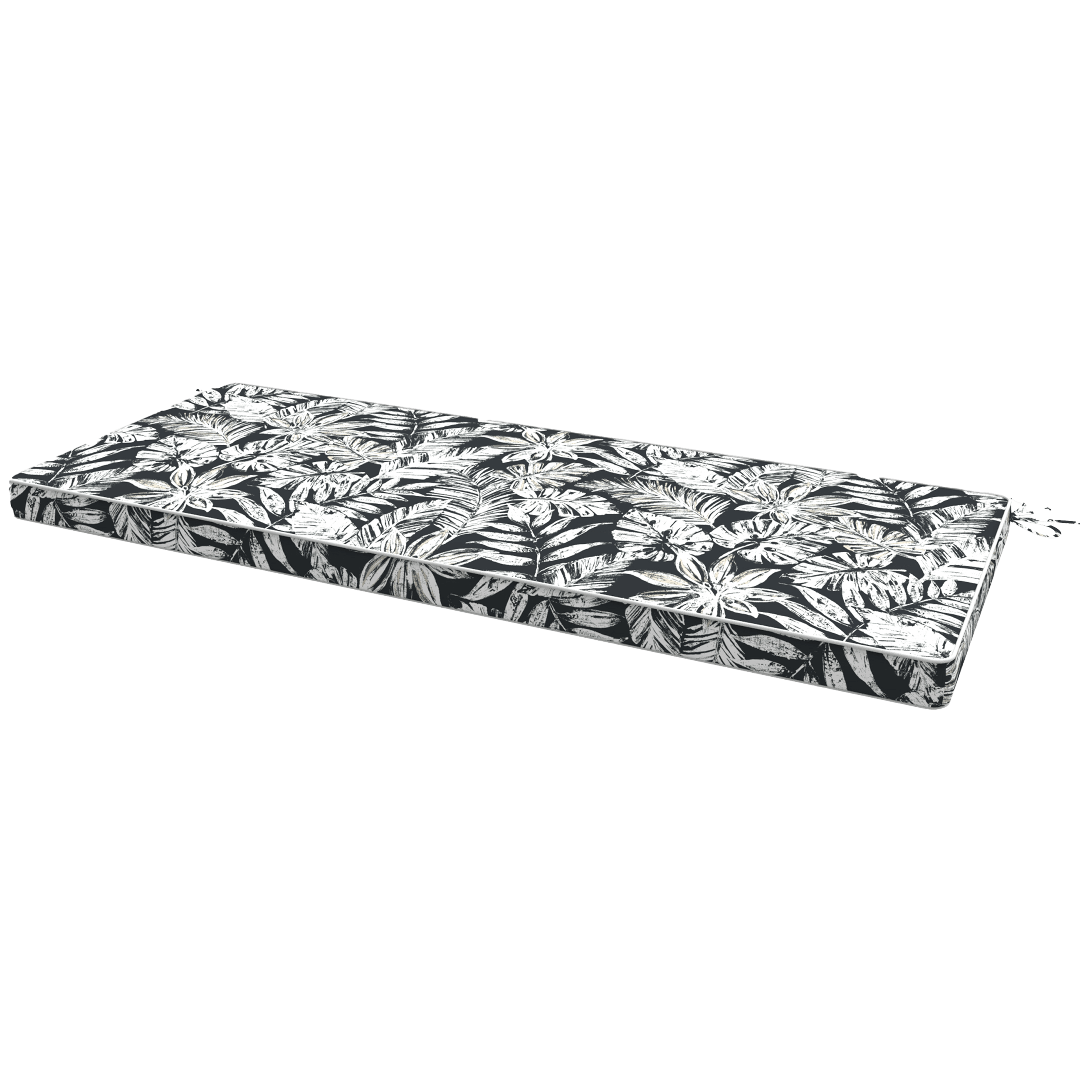 Tahiti Black Escape - 110x46x5cm Outdoor Bench Seat Cushion
