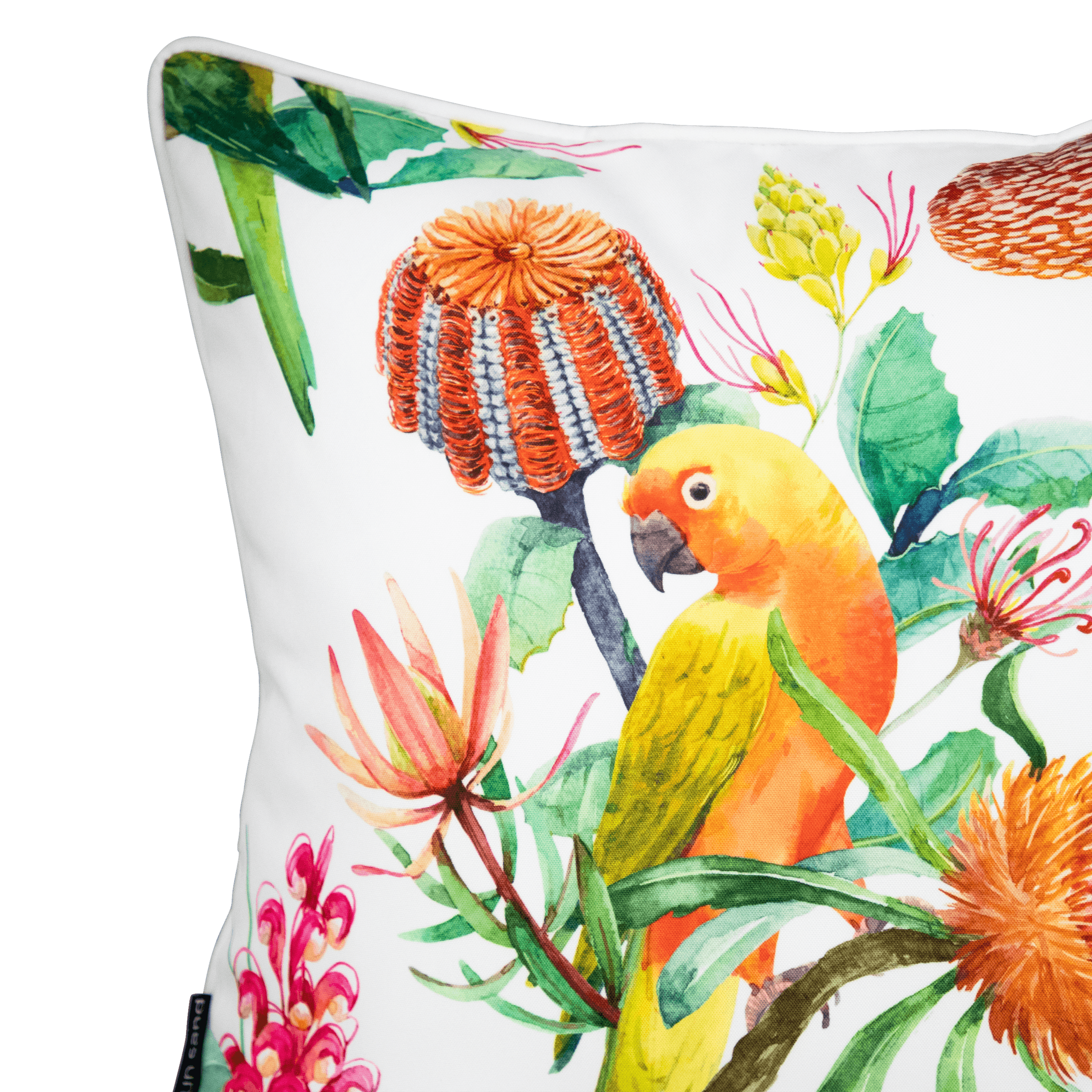 Bondi Birdsong - 45 x 45 cm Piped Cushion
