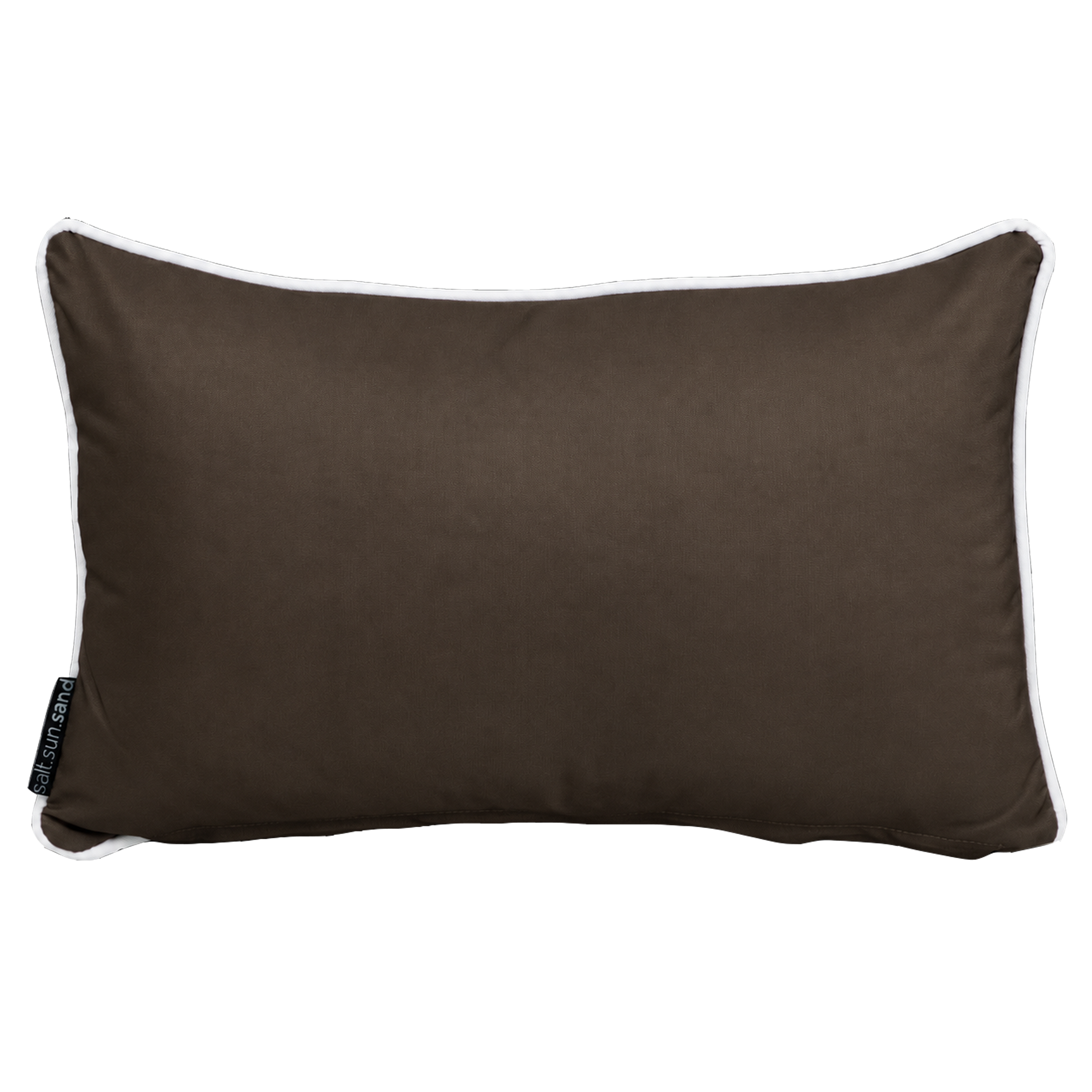 Bondi Chocolate - 30 x 48 cm Piped Outdoor Cushion