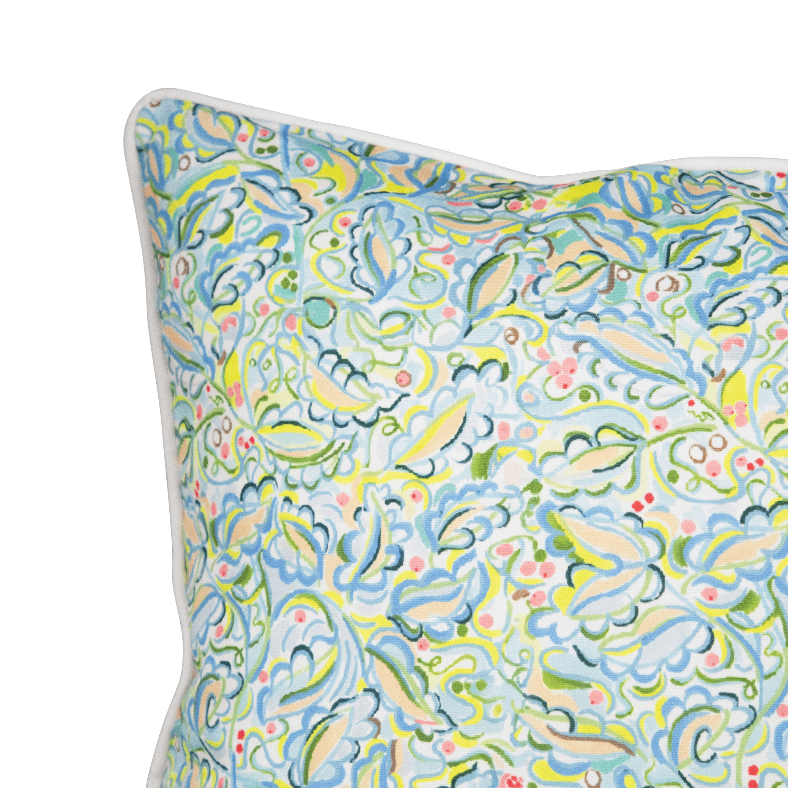Bondi Coastal Confetti - 45 x 45 cm Piped Cushion