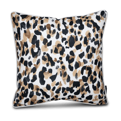 Bondi Dune Leopard - 45 x 45 cm Piped Cushion