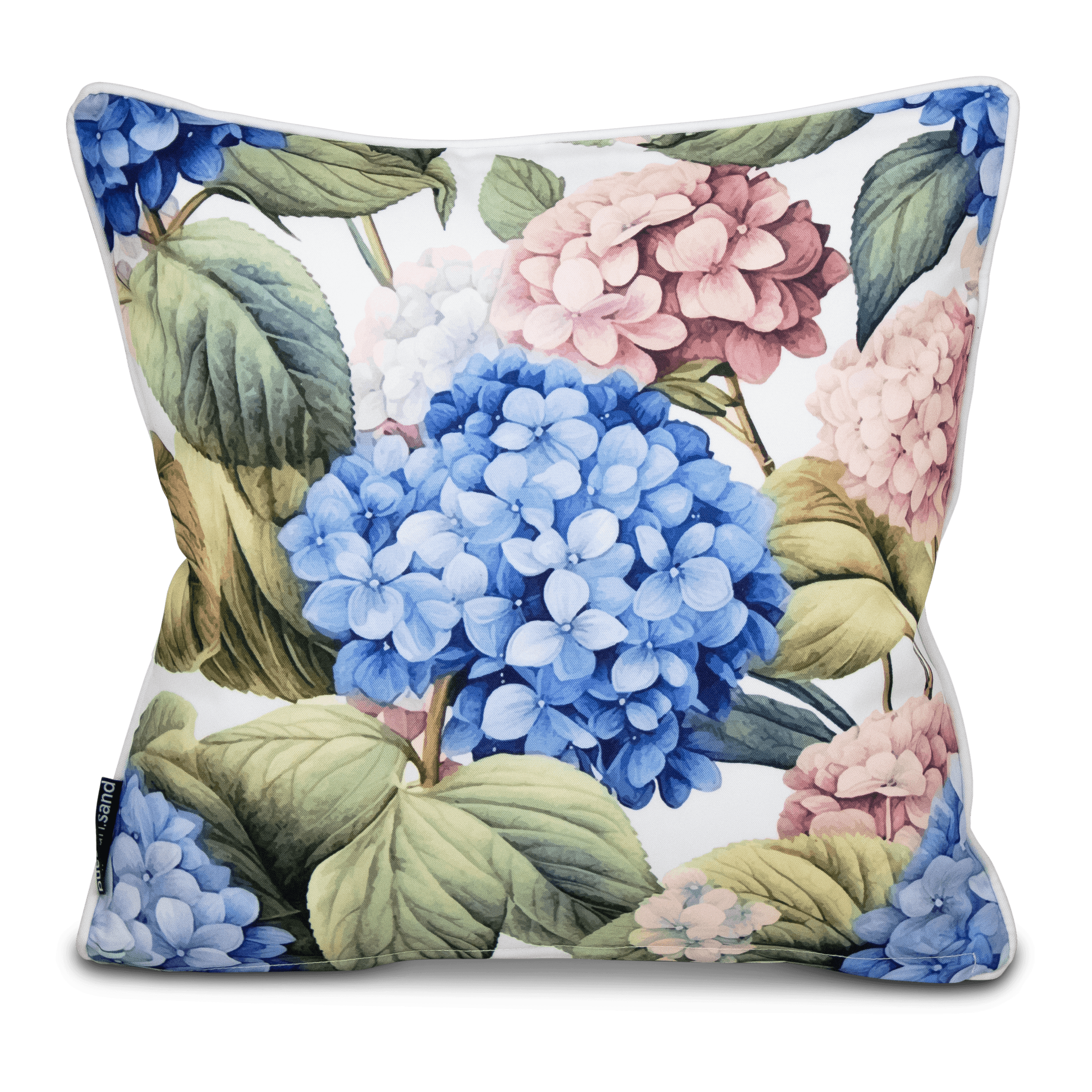 Bondi Hydrangea Bloom - 45 x 45 cm Piped Cushion