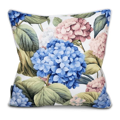 Bondi Hydrangea Bloom - 45 x 45 cm Piped Cushion