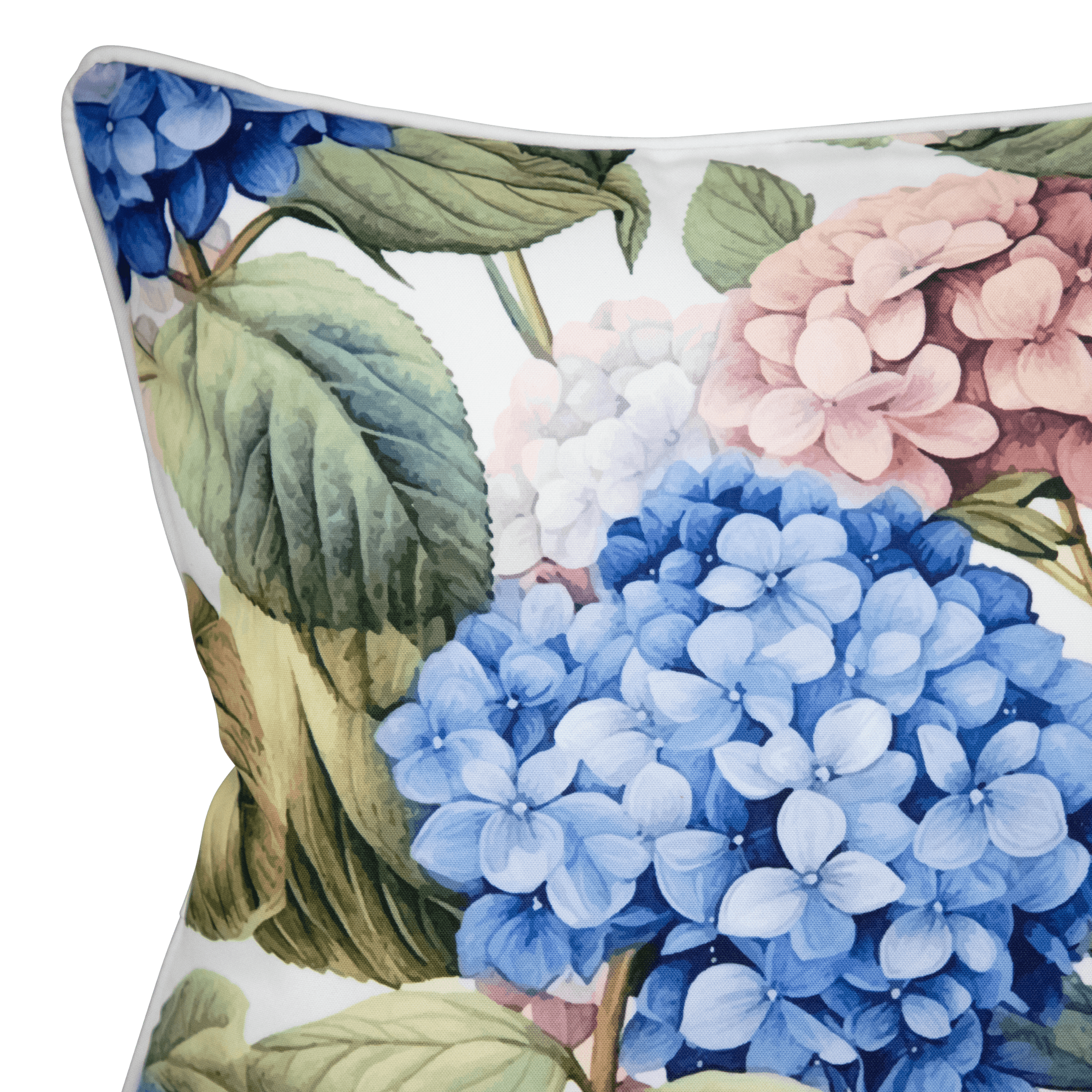 Bondi Hydrangea Bloom - 45 x 45 cm Piped Cushion