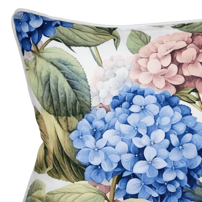 Bondi Hydrangea Bloom - 45 x 45 cm Piped Cushion
