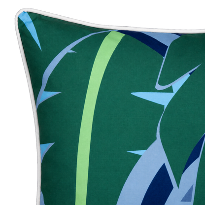 Bondi Ocean Canopy - 45 x 45 cm Piped Cushion