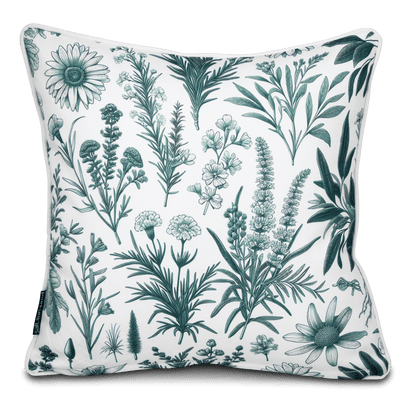 Bondi Sage Garden - 45 x 45 cm Piped Cushion
